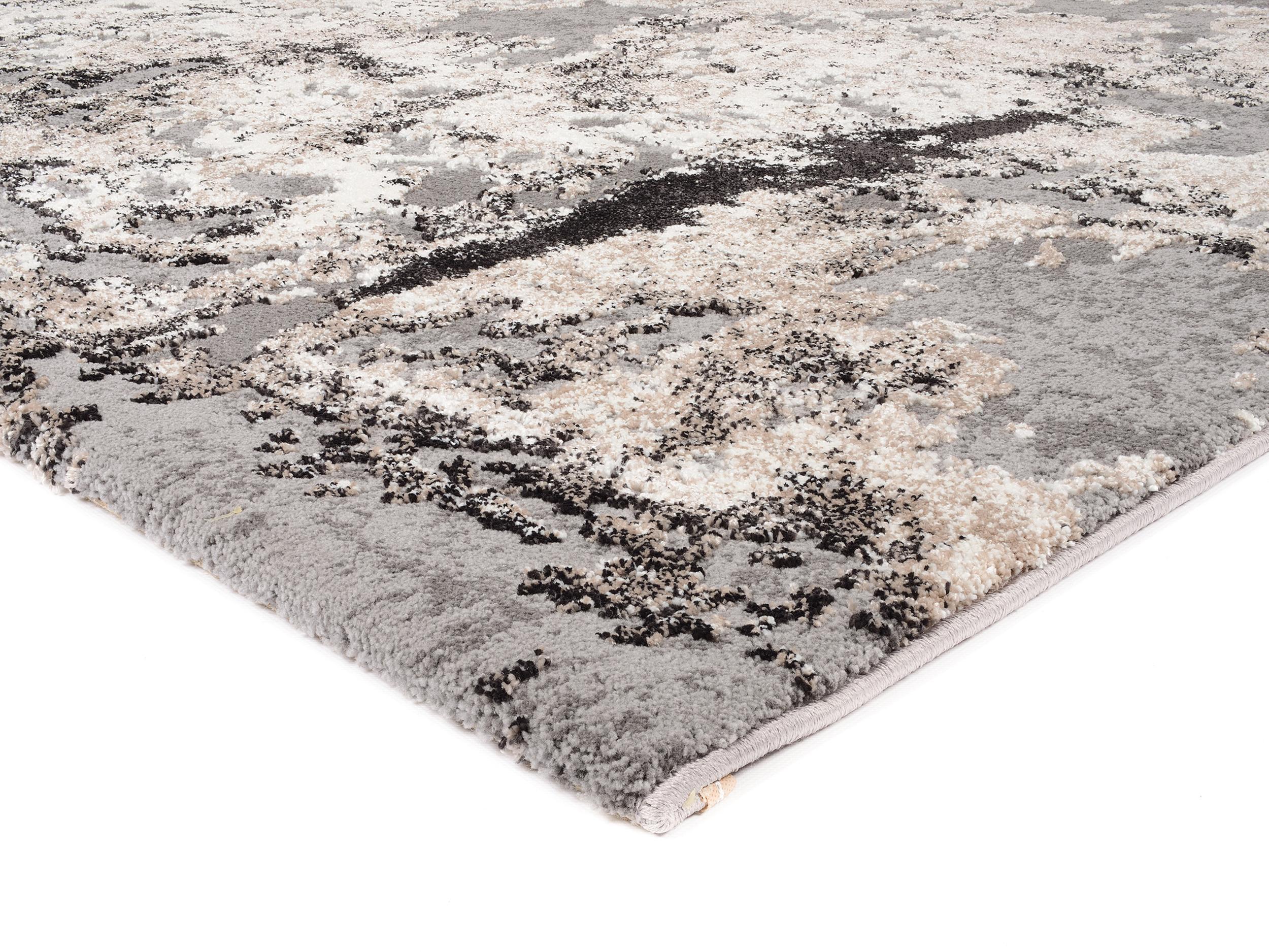 Rug Expression H.Grau, Synthetic fibre, in colour H.Grau | Homerugs - Detail View (4)