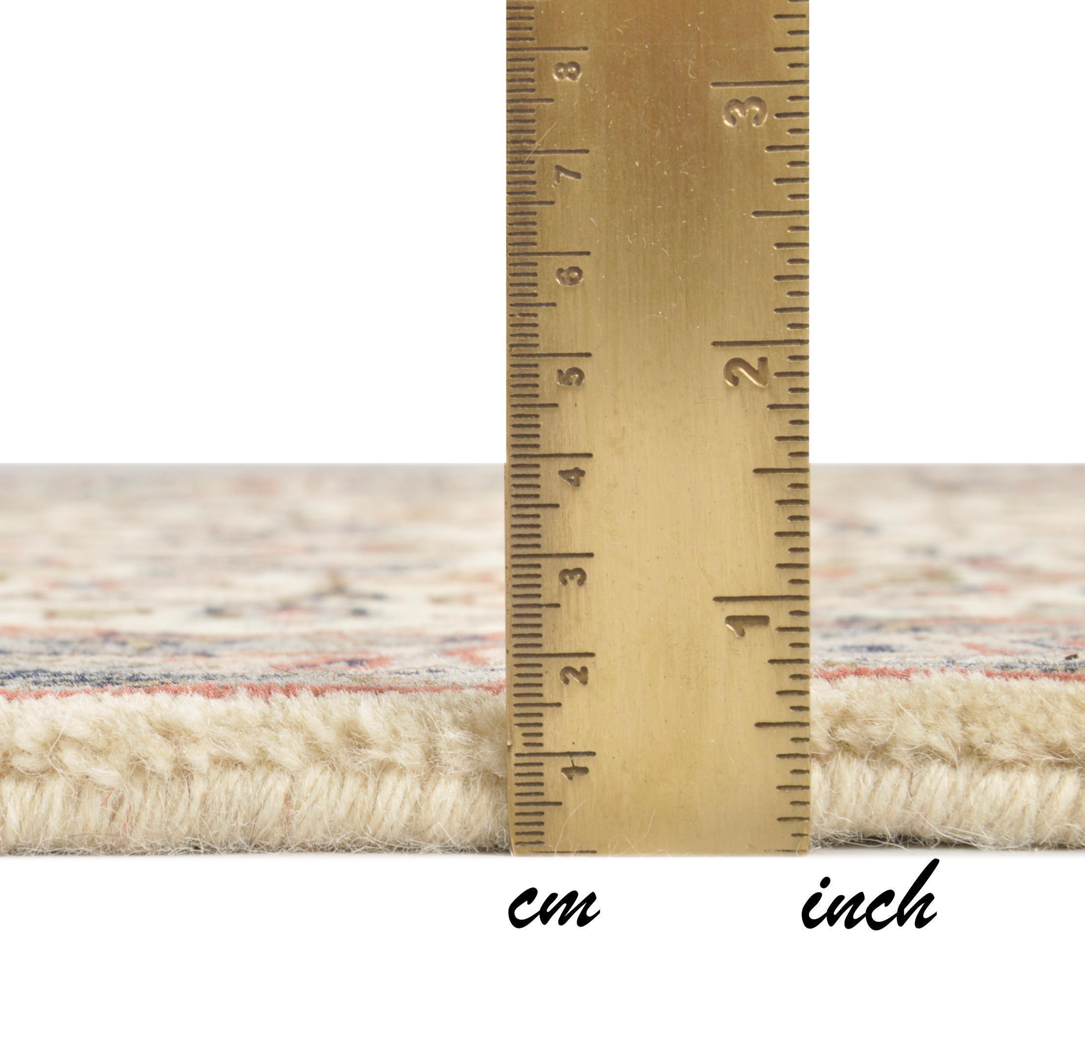 Living room rug Benares Isfahan 571 Cream/Brown, Natural fibre, in colour Cream/Brown | Homerugs - Detail View (8)