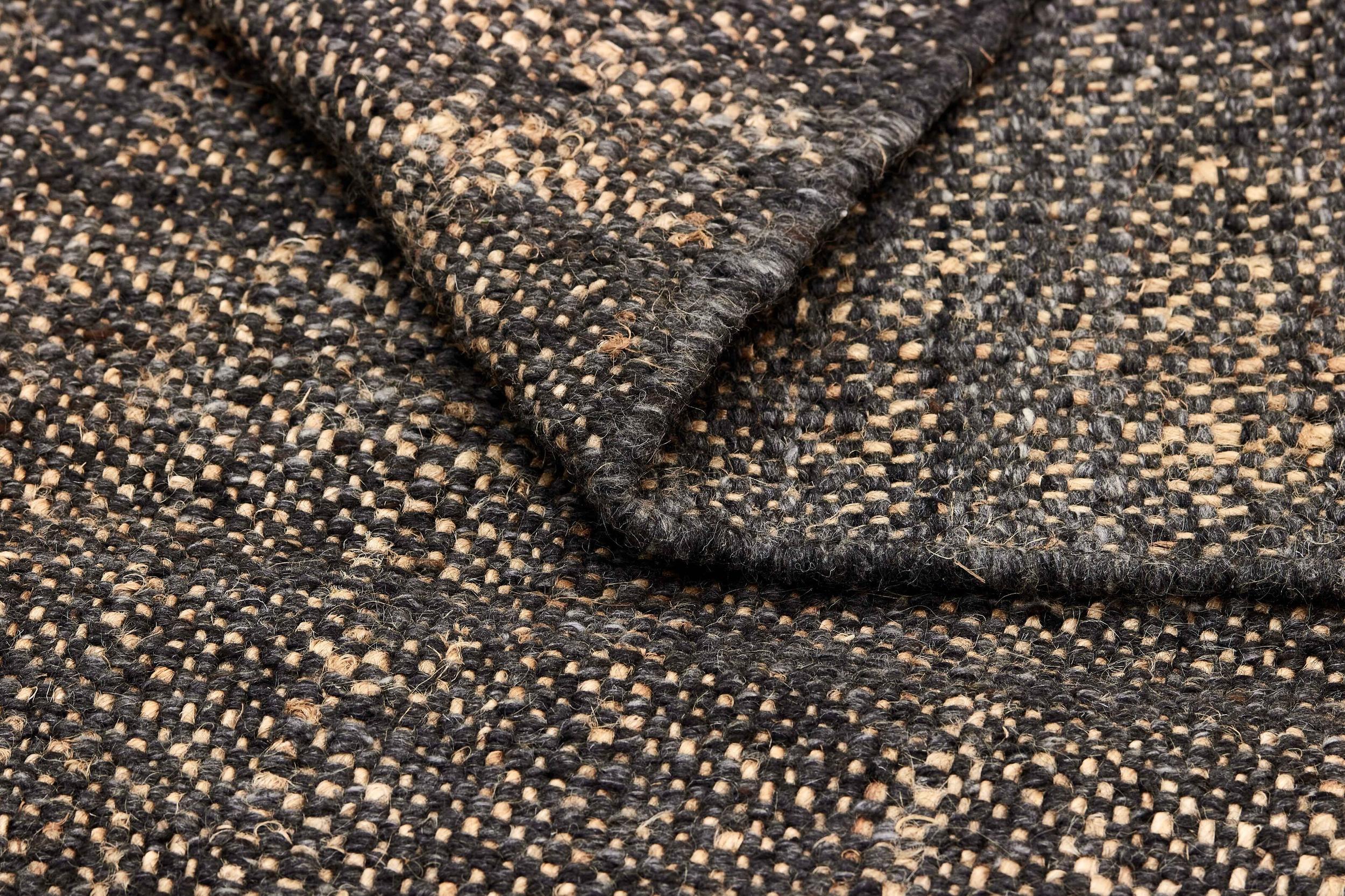 Teppich Nordic Nature 200024WD, Black aus Wolle, in der Farbe Black | Homerugs - Detailsicht (5)
