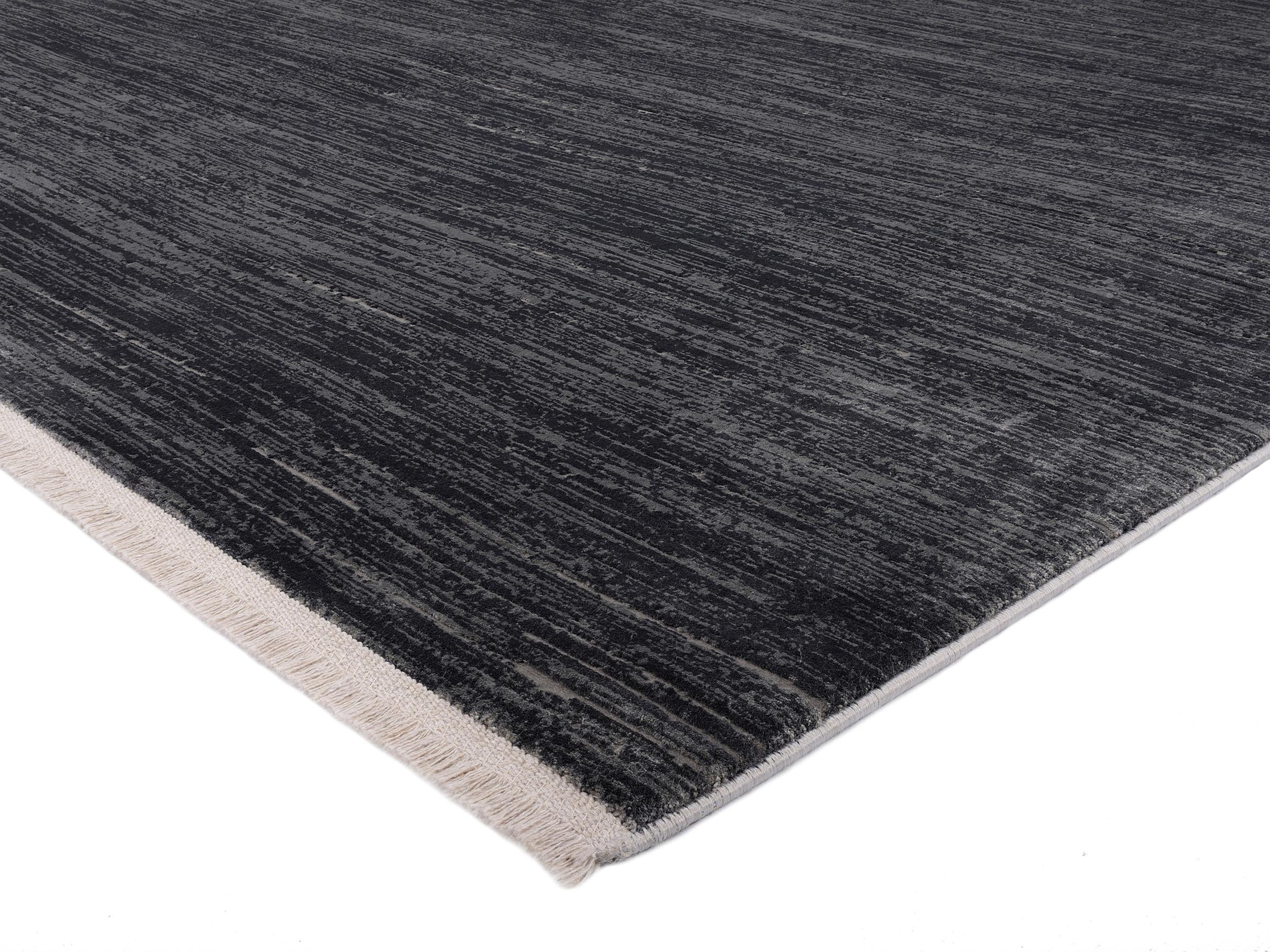 Bedroom rug Impress 35 Dk.Grau, Synthetic fibre, in colour Dk.Grau | Homerugs - Detail View (3)