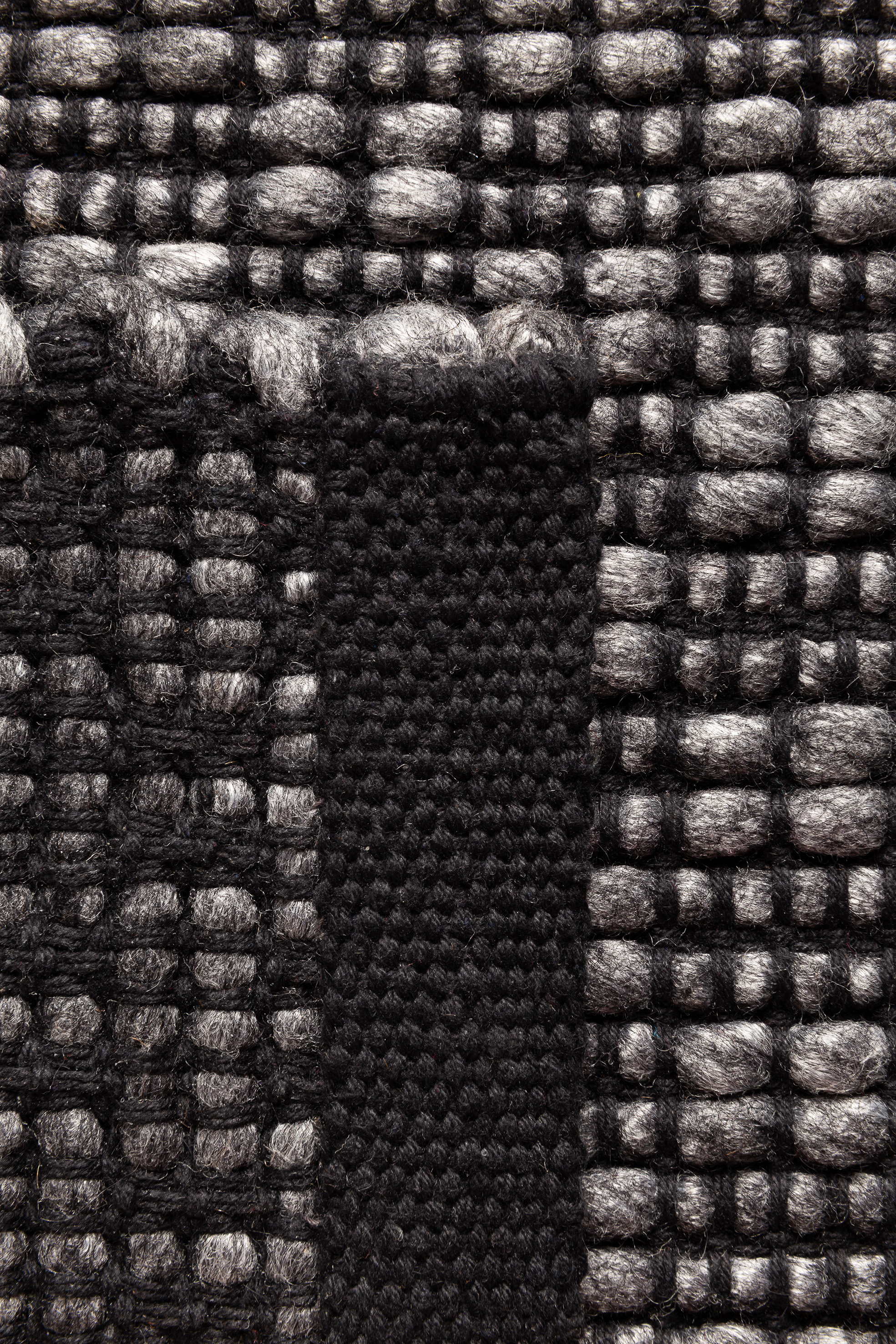 Ligne Pure Einfarbiger Teppich Rhythm Graphite | Homerugs - Dein TEPPICH-Onlineshop | Mood view