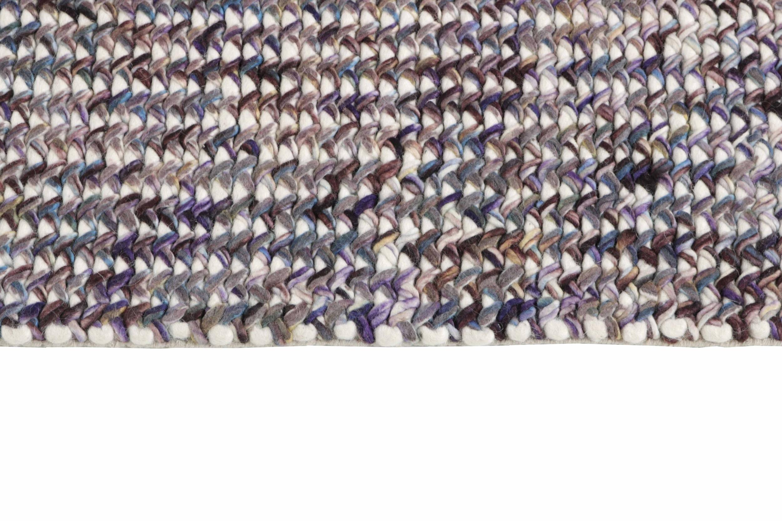 Teppich Rainbow Peacock aus 80 % Wolle, 20 % Baumwolle, in Farbe/n Bunt | Homerugs - Detailsicht (4)