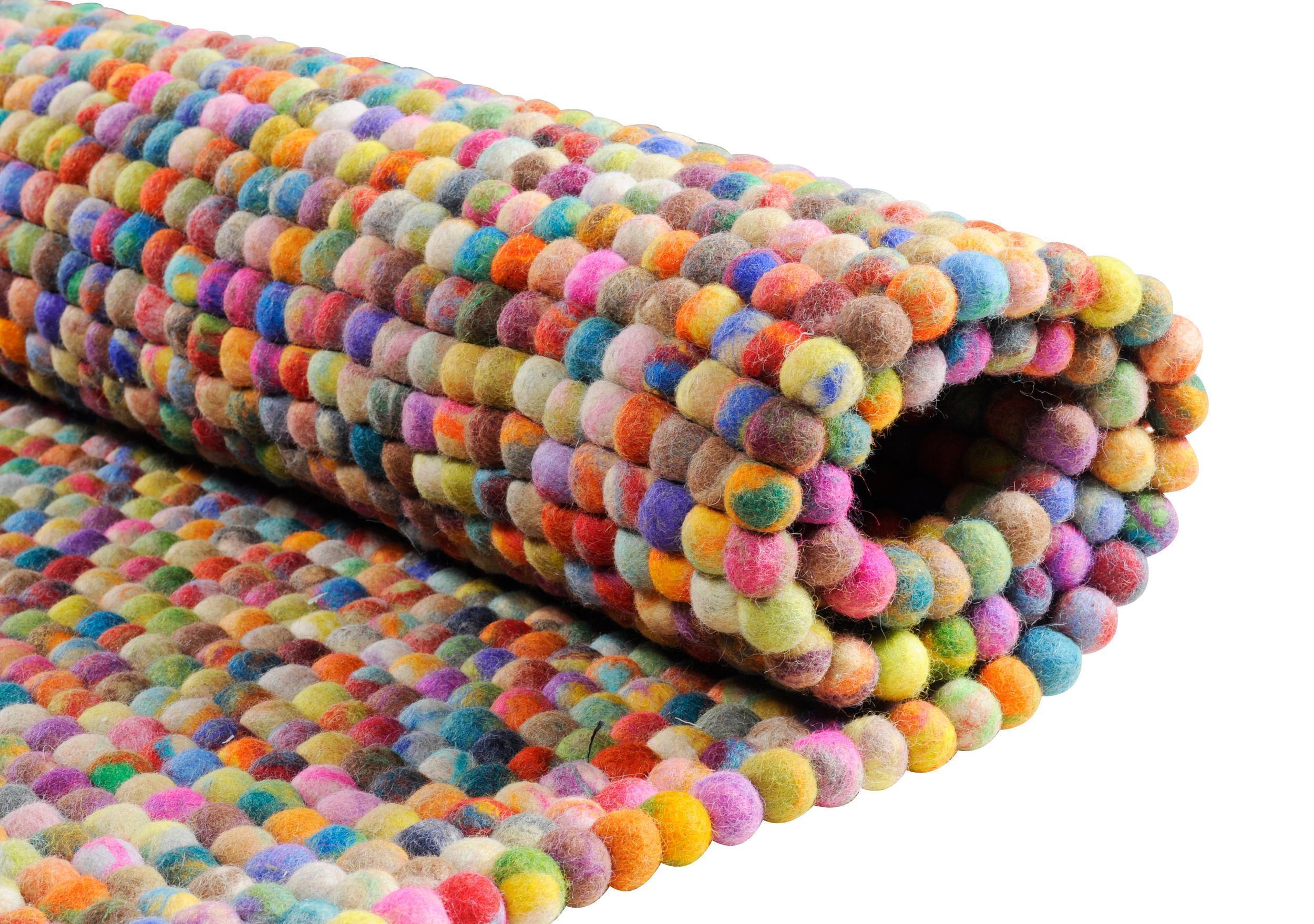 Living room rug Felty 2.2 Uni 802 Multicolor, Natural fibre, in colour Multicolor | Homerugs - Room View