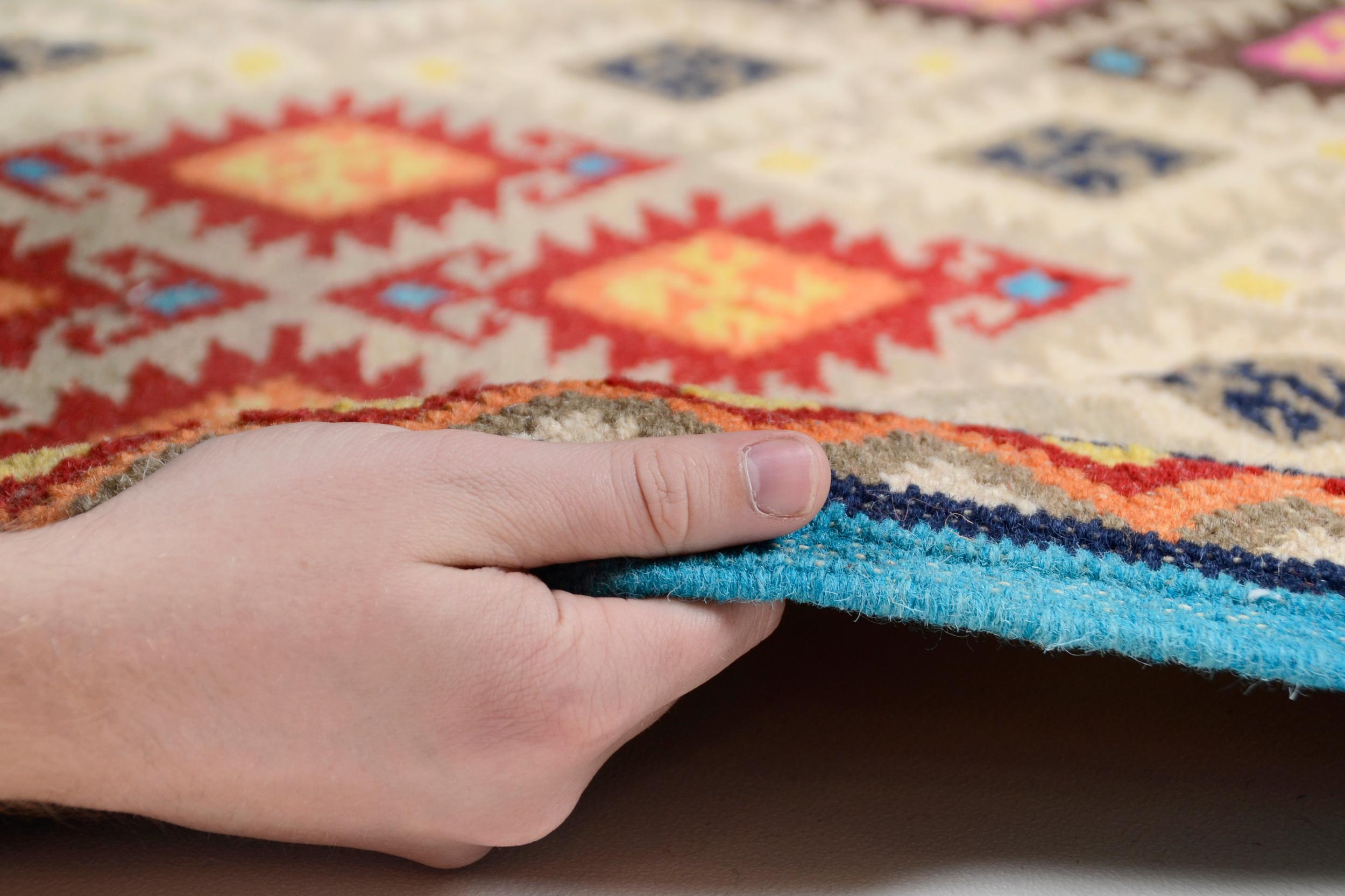 Wohnzimmer Teppich Kelim-Royal Ro-12-6090 800 Multicolor aus 80% Schurwolle + 20% Baumwolle, in der Farbe Multicolor | Homerugs - Draufsicht
