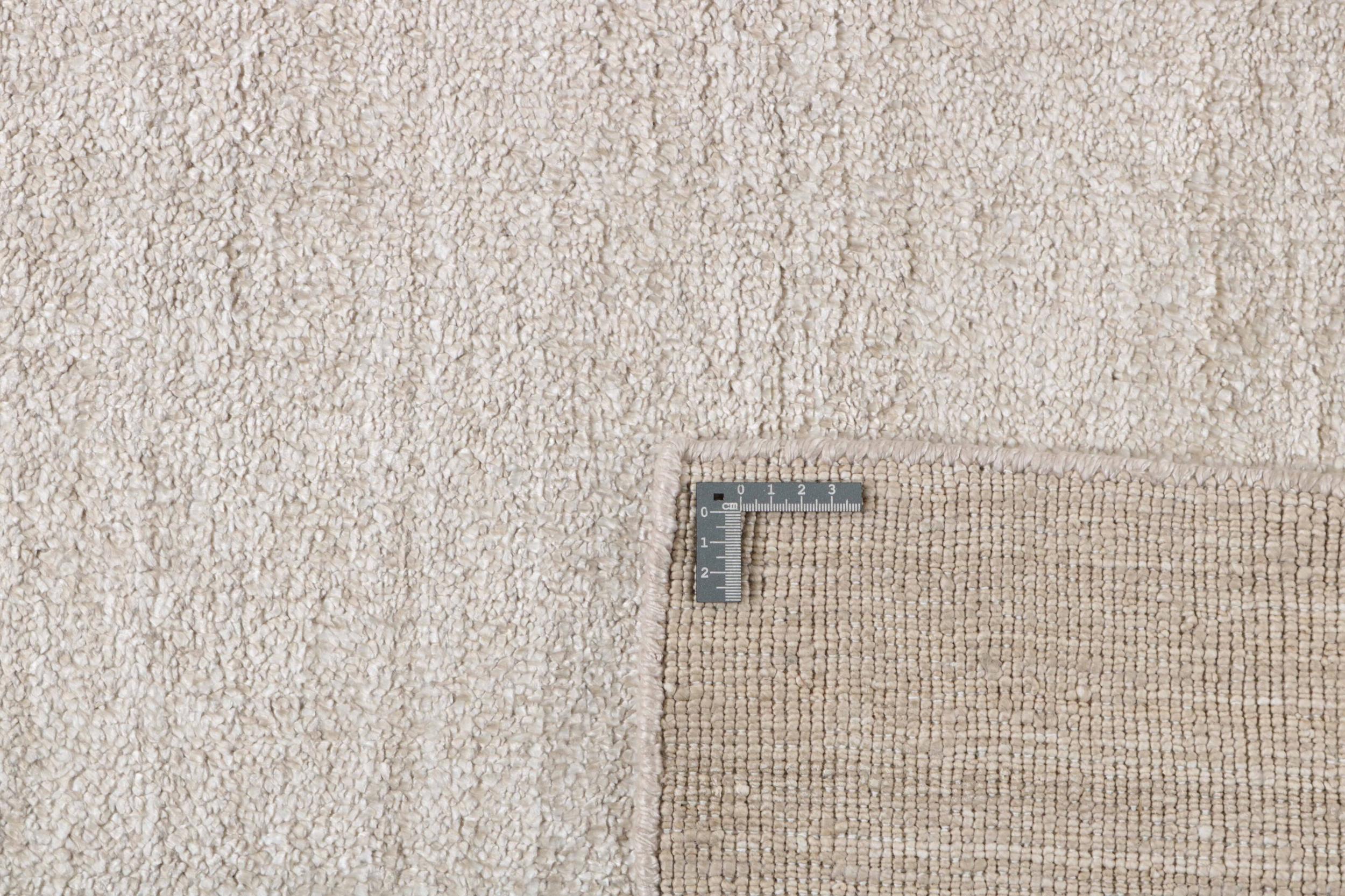 Rug Plain Dust Robusto, Ivory, Viskose | Homerugs - Room View