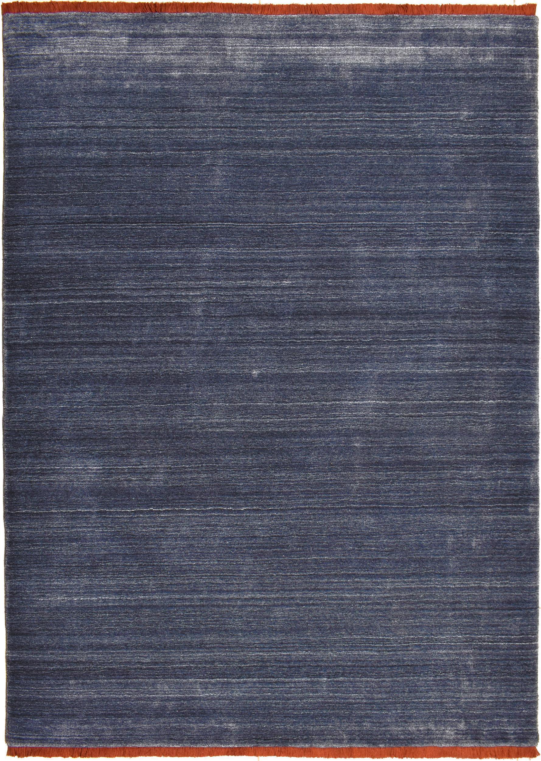 Schlafzimmer Teppich Pure Charcoal aus 80% Wolle, 20% Baumwolle, in der Farbe Charcoal | Homerugs - Detailsicht (5)