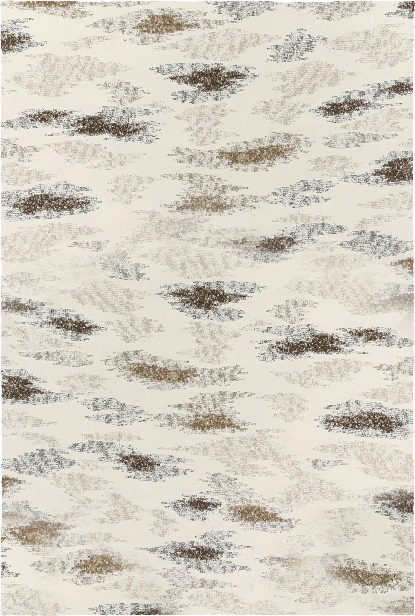 Schlafzimmer Teppich Genesis Tiramisu aus 90% Wolle, 10% Tencel, in der Farbe Tiramisu | Homerugs - Draufsicht