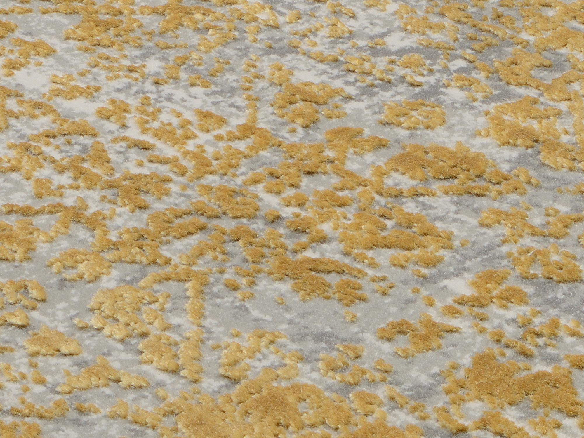 Living room rug Manhattan 02 Gold, 70% Viscose, 30% Acrylic, in colour Gold | Homerugs - Detail View (7)