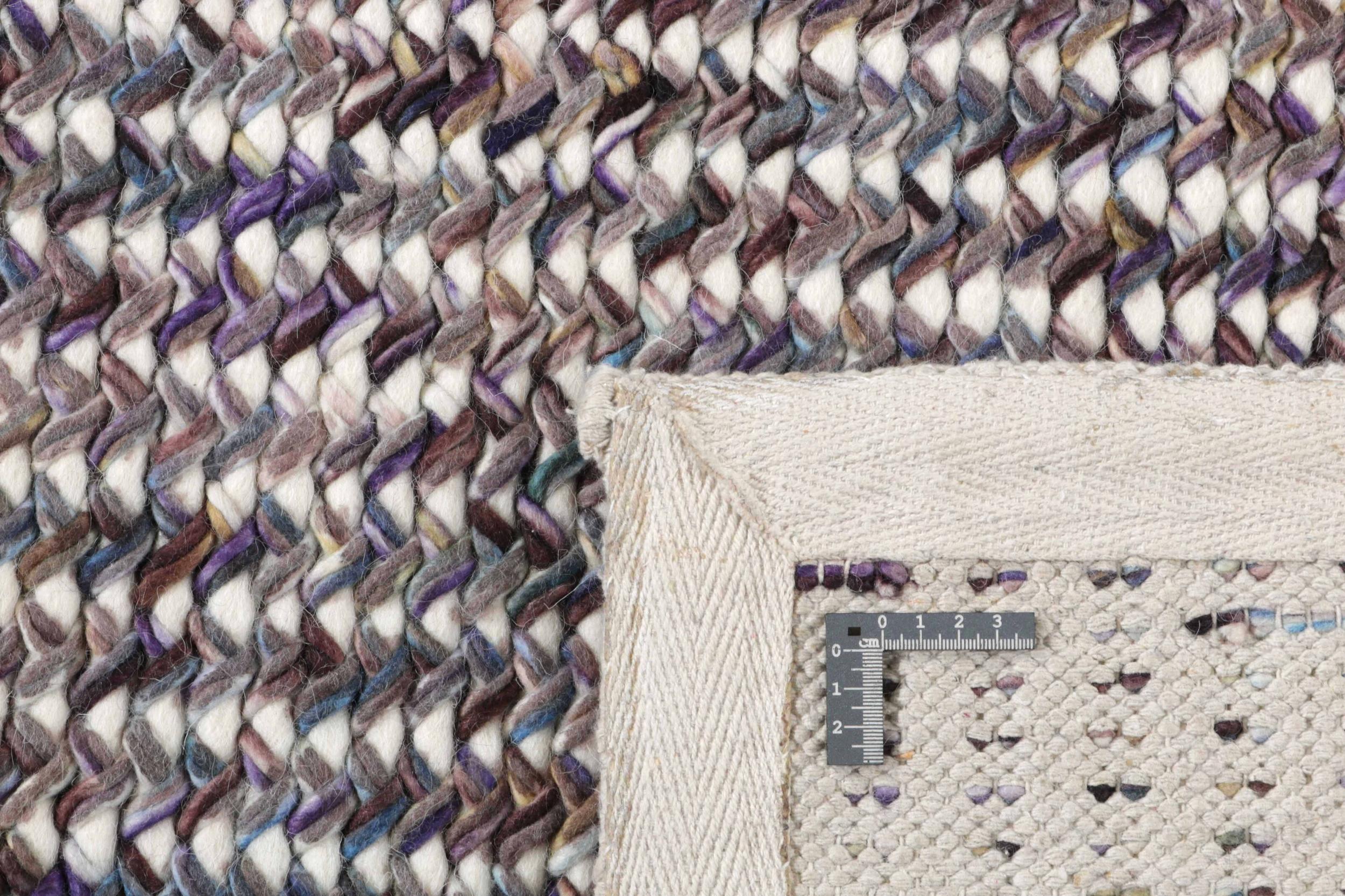 Teppich Rainbow Peacock aus 80 % Wolle, 20 % Baumwolle, in Farbe/n Bunt | Homerugs - Raumansicht