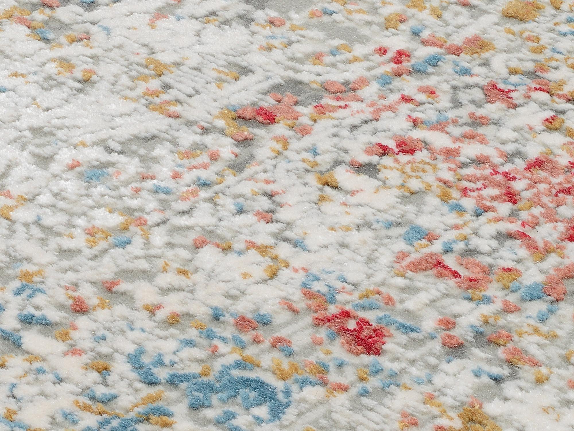 Wohnzimmer Teppich Illumination Zara Multicolor aus 70% Viskose, 30% Polyacryl, in der Farbe Multicolor | Homerugs - Detailsicht (5)