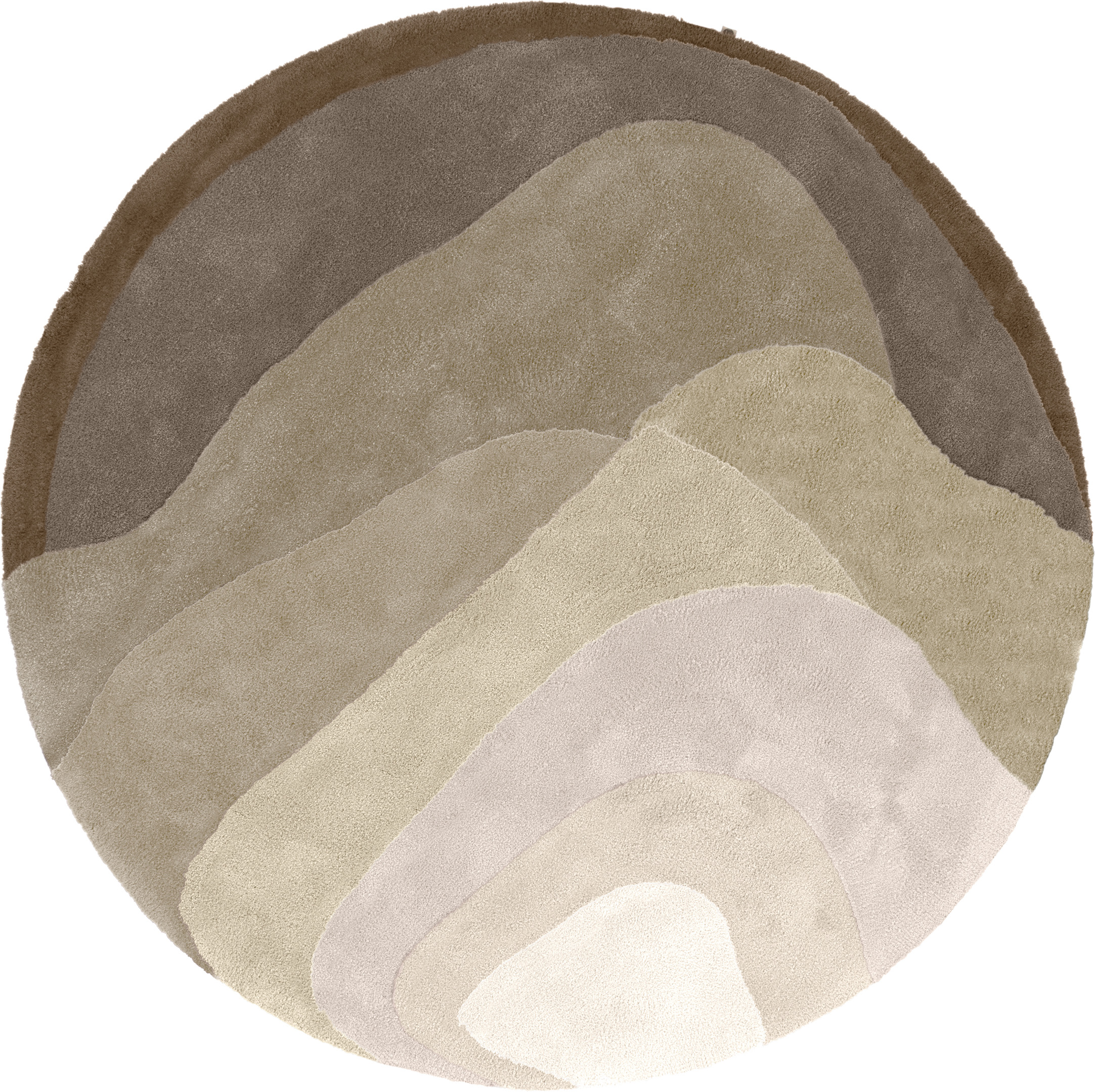Limited Edition Designer-Teppich Agate High Travertine | Homerugs - Dein TEPPICH-Onlineshop | Top view