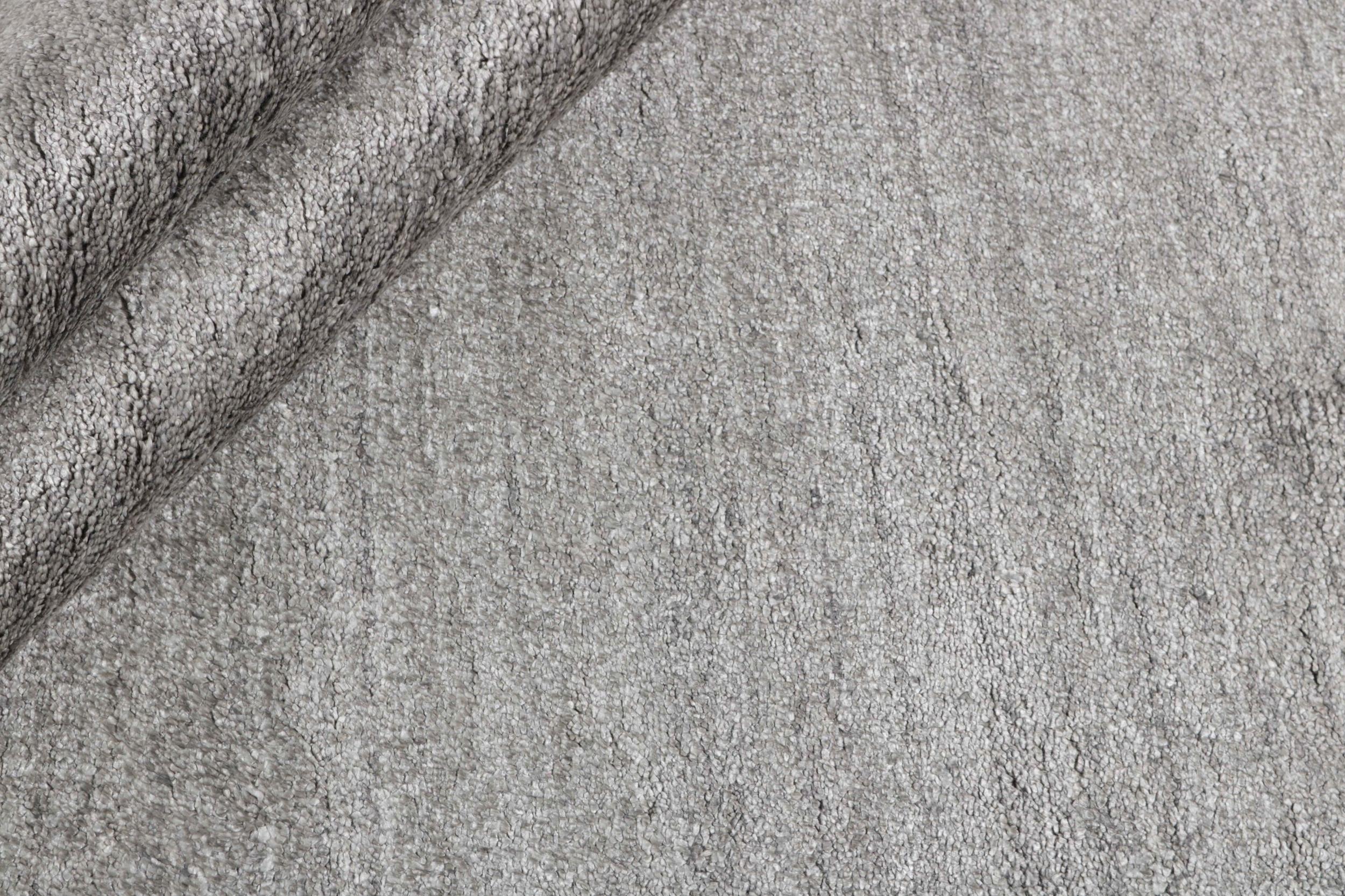 Rug Plain Dust Robusto, Steel, Viskose | Homerugs - Detail View (3)