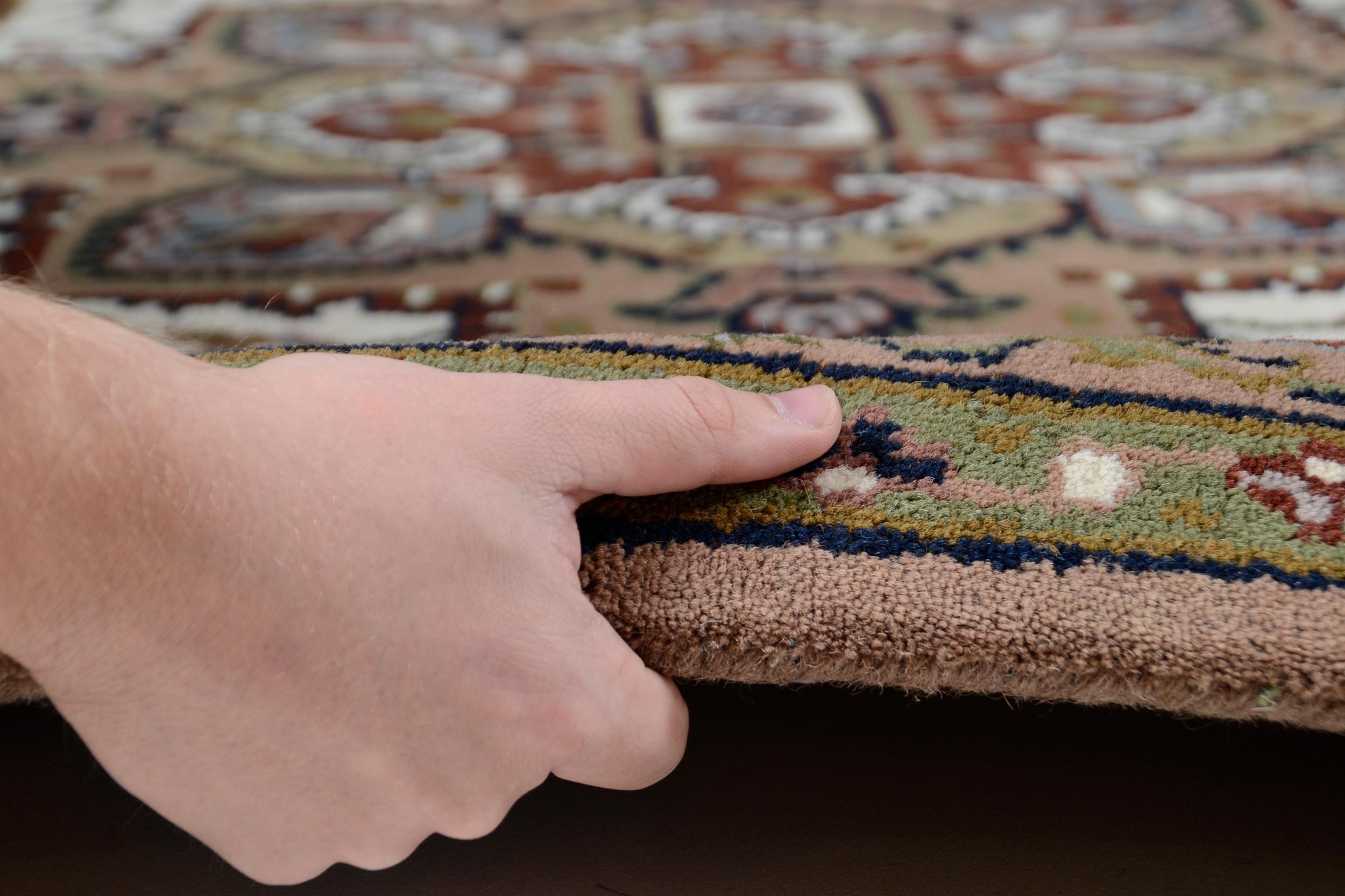 Wohnzimmer Teppich Royal Heriz Heriz 571 Cream/Brown aus 100% Schurwolle (IWS), in der Farbe Cream/Brown | Homerugs - Detailsicht (4)