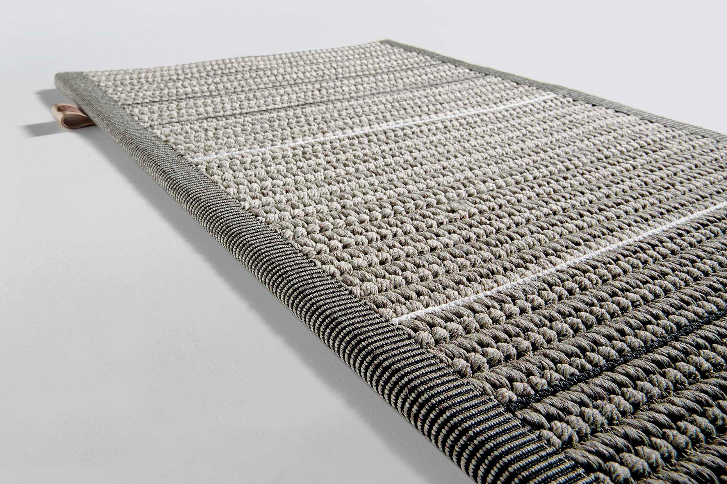 Outdoor Teppich Patio Black&White aus 100% Polypropylen, in der Farbe Black&White | Homerugs - Detailsicht (4)