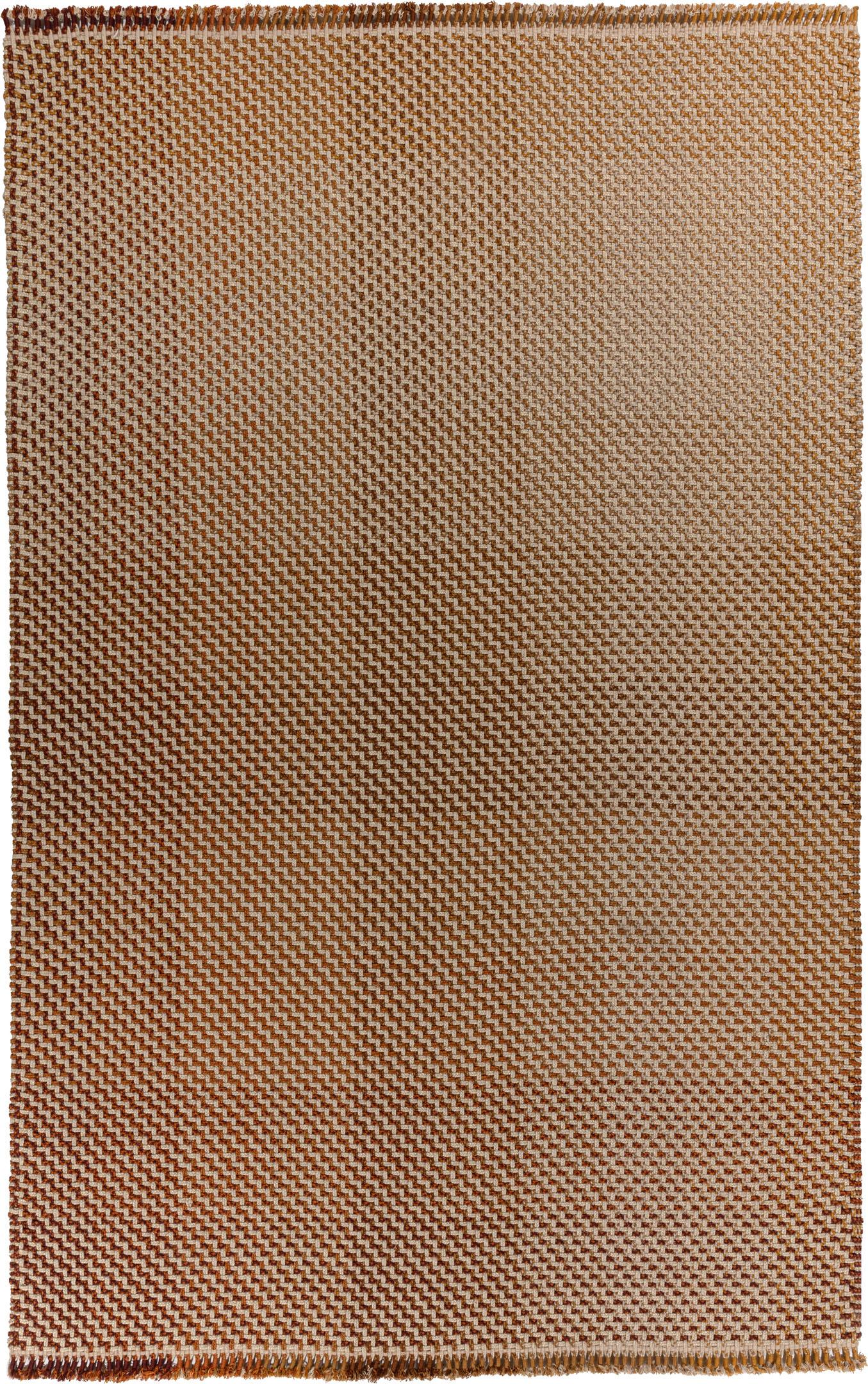 Schlafzimmer Teppich Dakar Bronze Caramel aus 76% Wolle - 24% Sisal, in der Farbe Bronze Caramel | Homerugs - Draufsicht