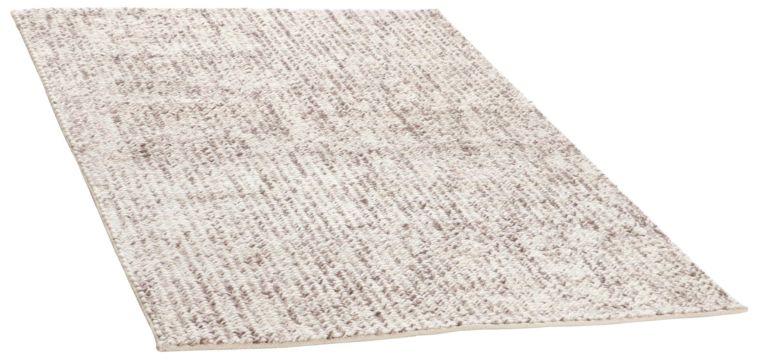Teppich Rainbow Dove aus 80 % Wolle, 20 % Baumwolle, in Farbe/n Braun | Homerugs - Detailsicht (5)