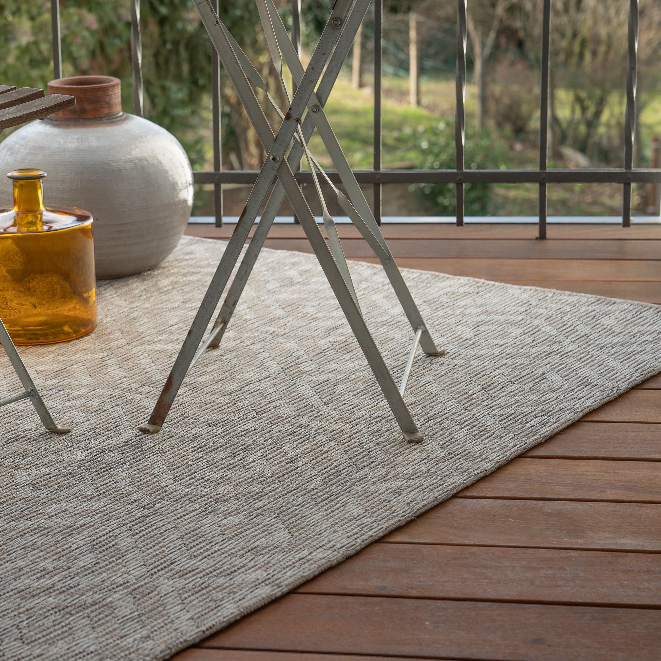 Flur / Korridor Teppich Polar 872 Taupe aus 100% Polypropylen, in der Farbe Taupe | Homerugs - Raumansicht