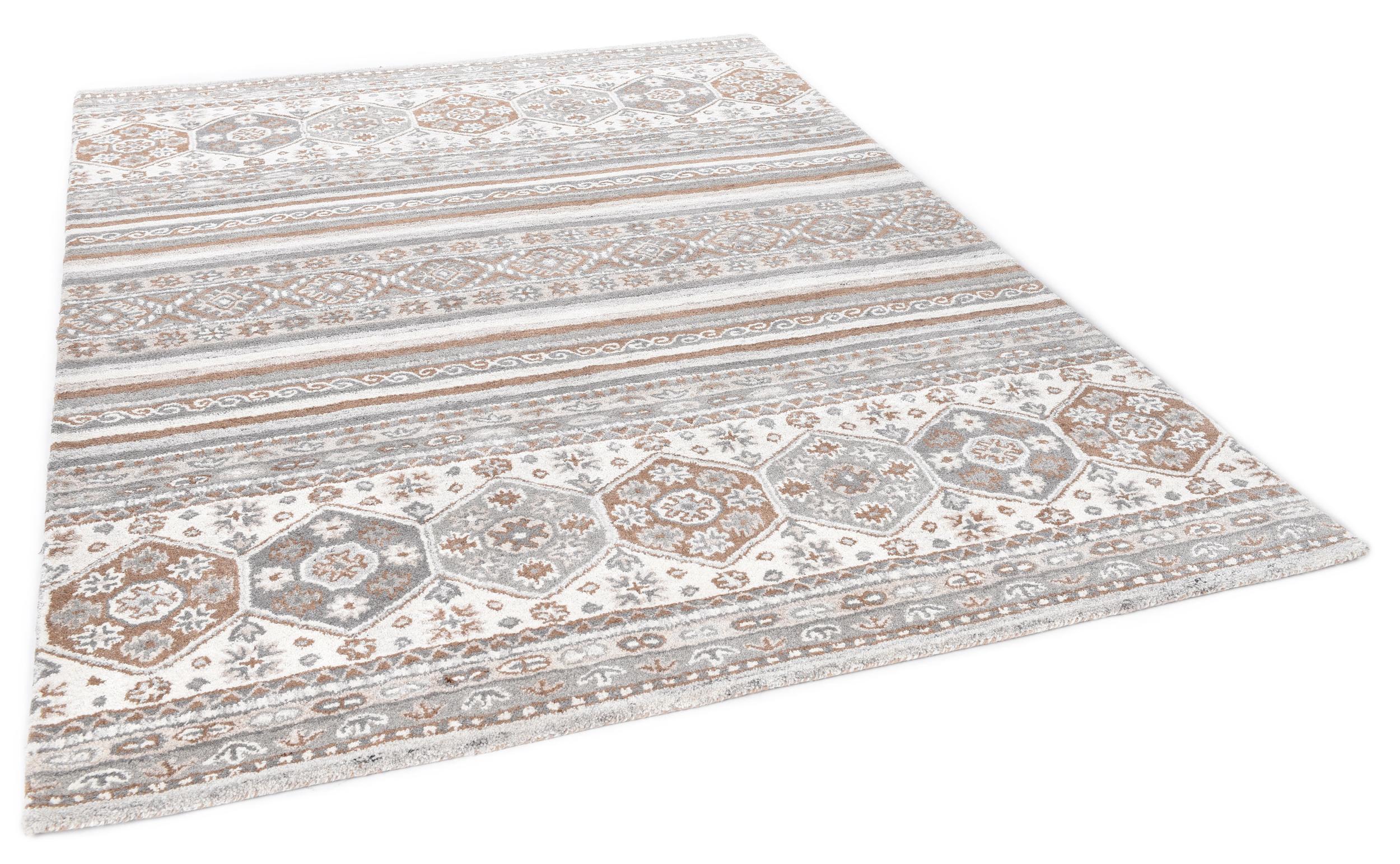 Bedroom rug Royal Schaal 1719 100 Natural, machine-made, in colour Natural | Homerugs - Top View