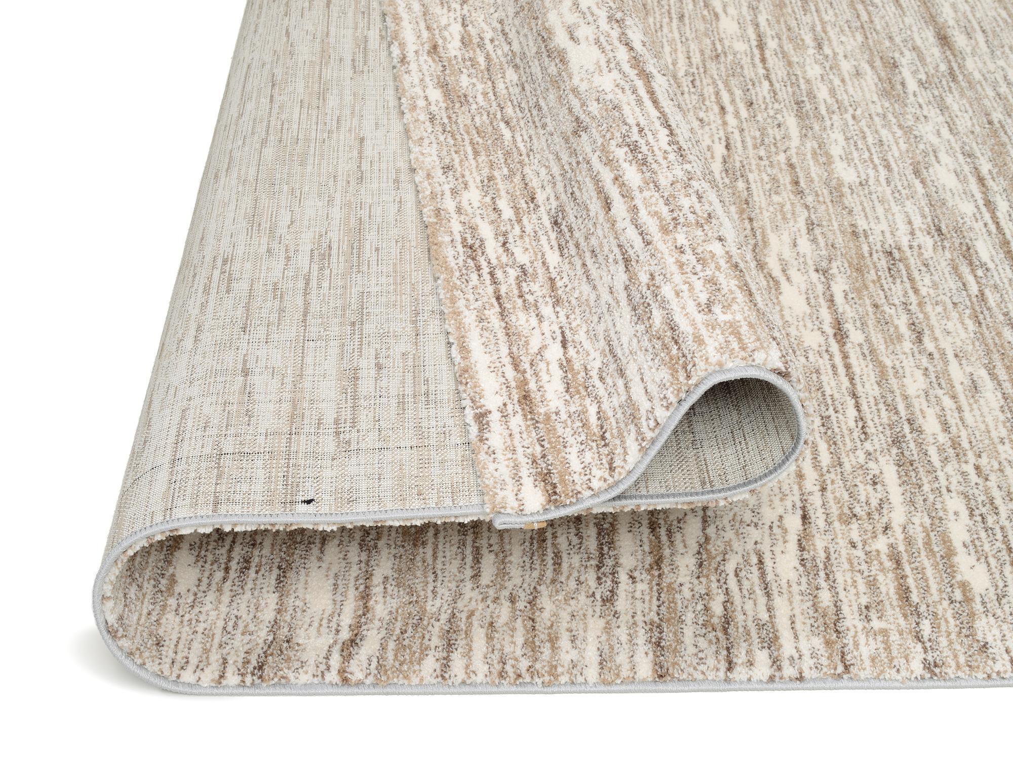 Teppich Kubis Melange aus 100% Polyester, in der Farbe Creme-Braun | Homerugs - Detailsicht (9)