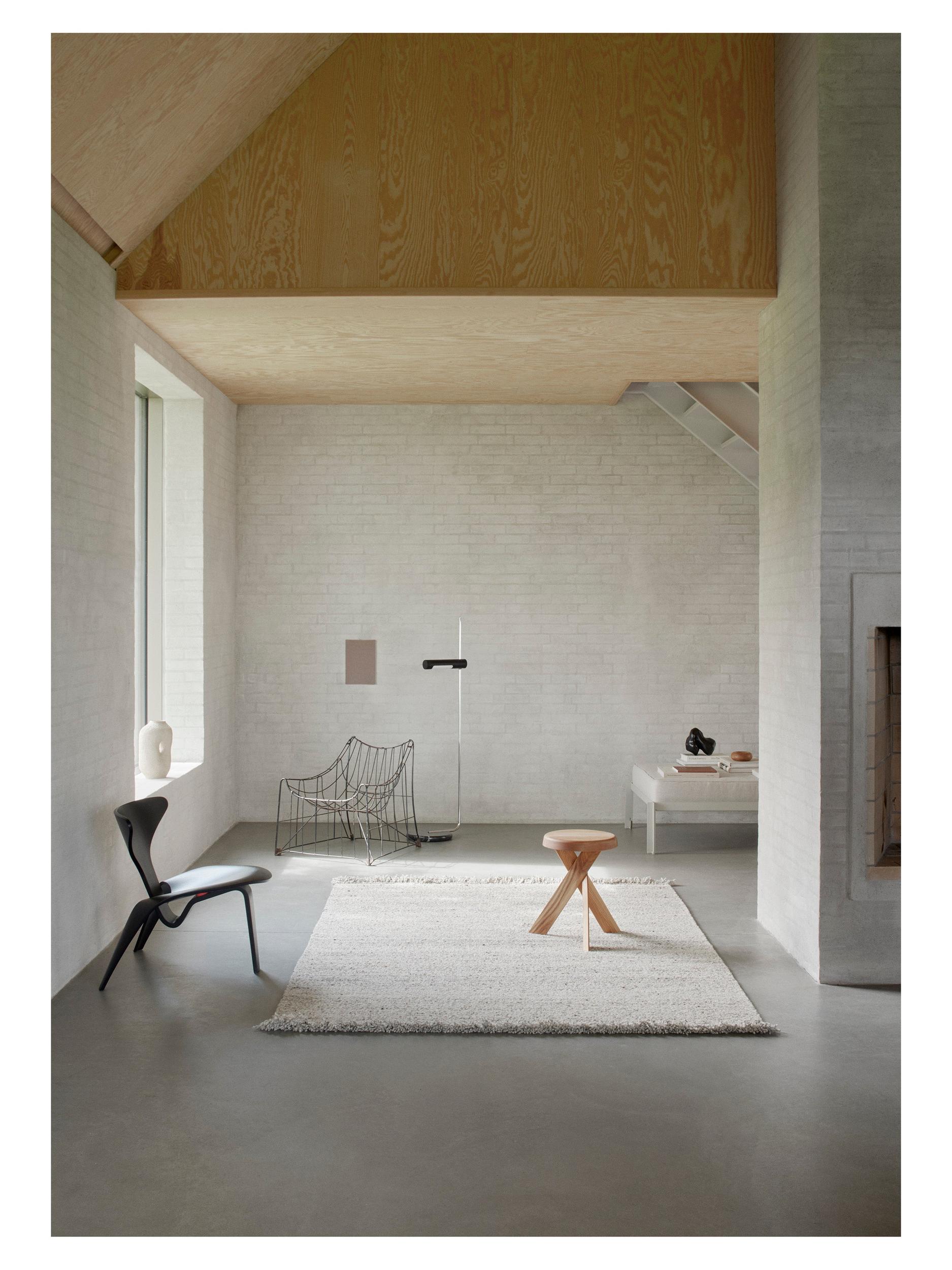 Schlafzimmer Teppich Peaceful Parity Camel aus 100% Wolle, in der Farbe Camel | Homerugs - Raumansicht
