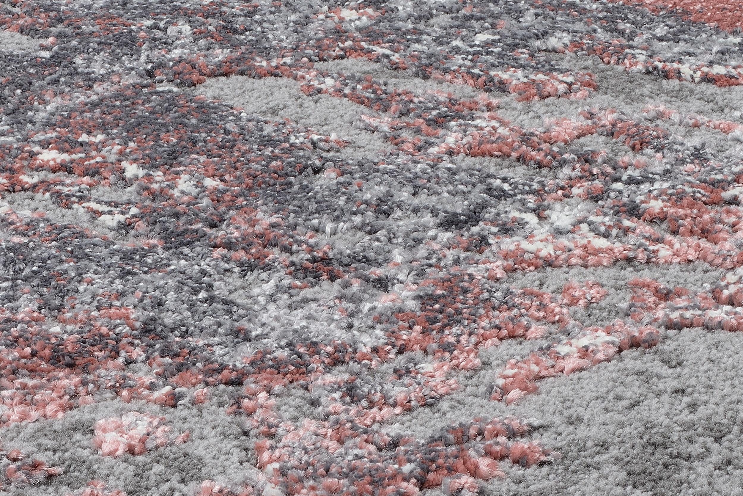 Teppich Expression Rosenholz aus 75% Polypropylen, 25% Polyester, in der Farbe Rosenholz | Homerugs - Draufsicht