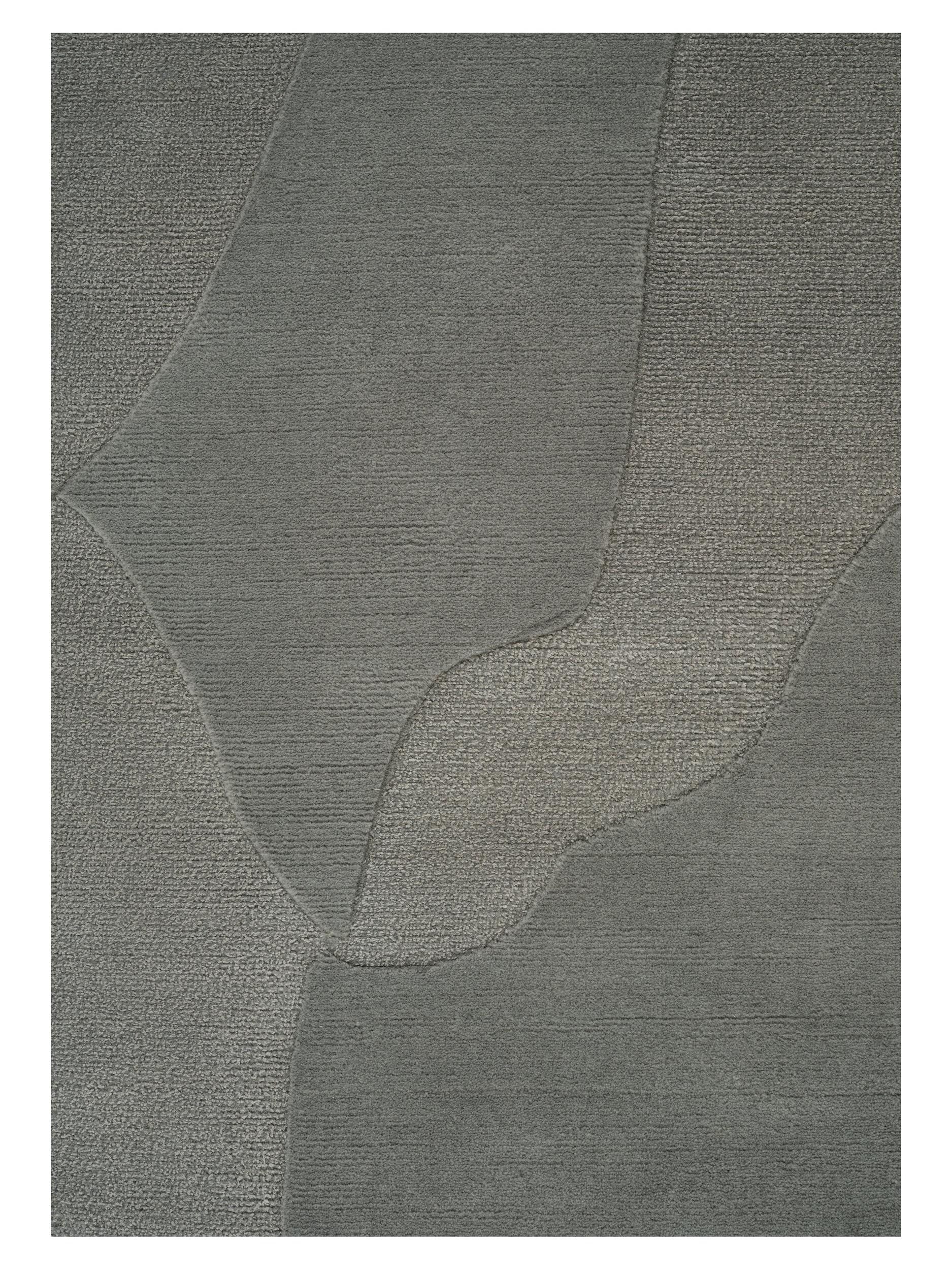 Living room rug Secret Mind Dove, Wool with synthetic fibre, in colour Dove | Homerugs - Detail View (4)