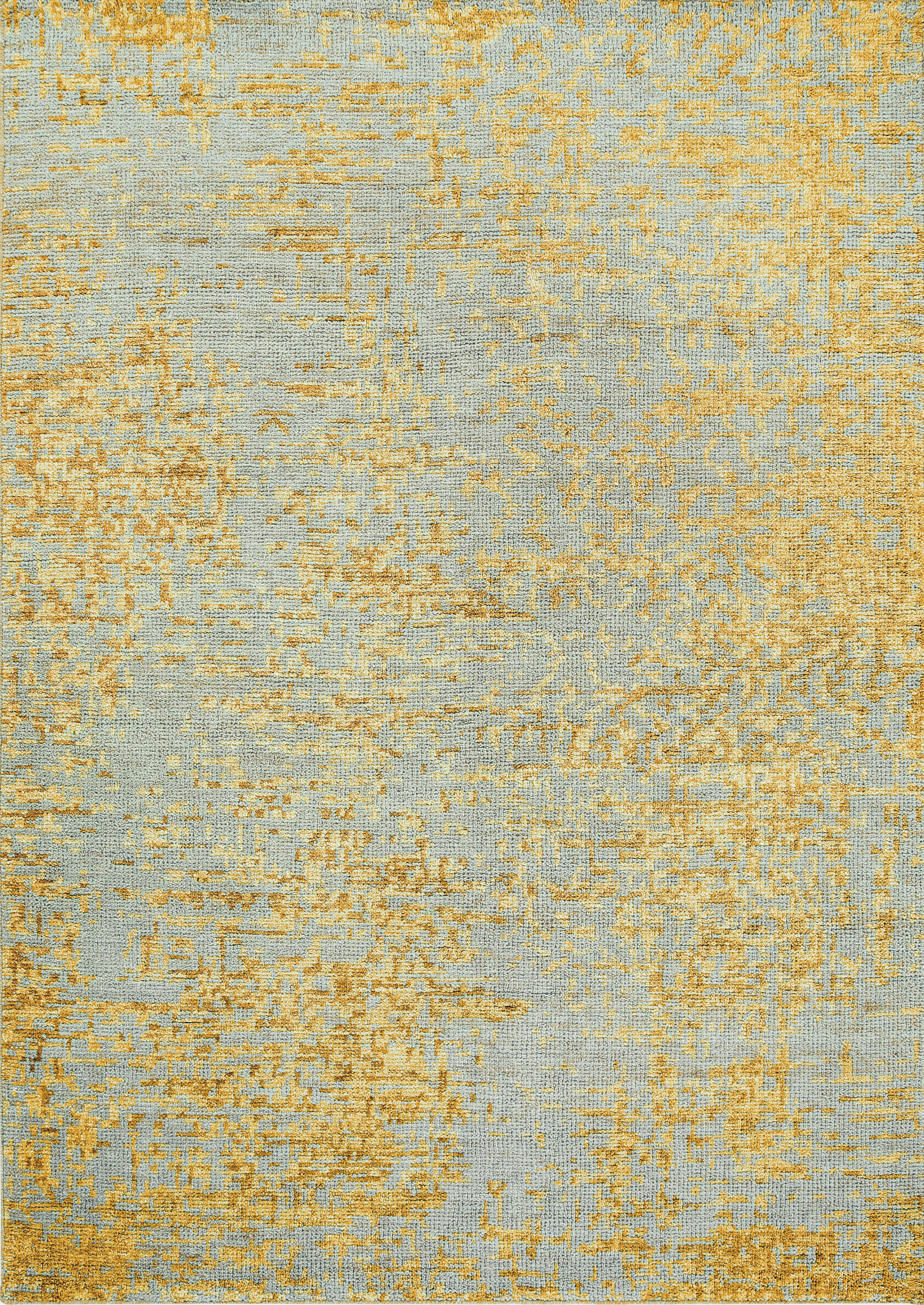 Ligne Pure Vintage-Teppich Reflect Yellow | Homerugs - Dein TEPPICH-Onlineshop | Top view