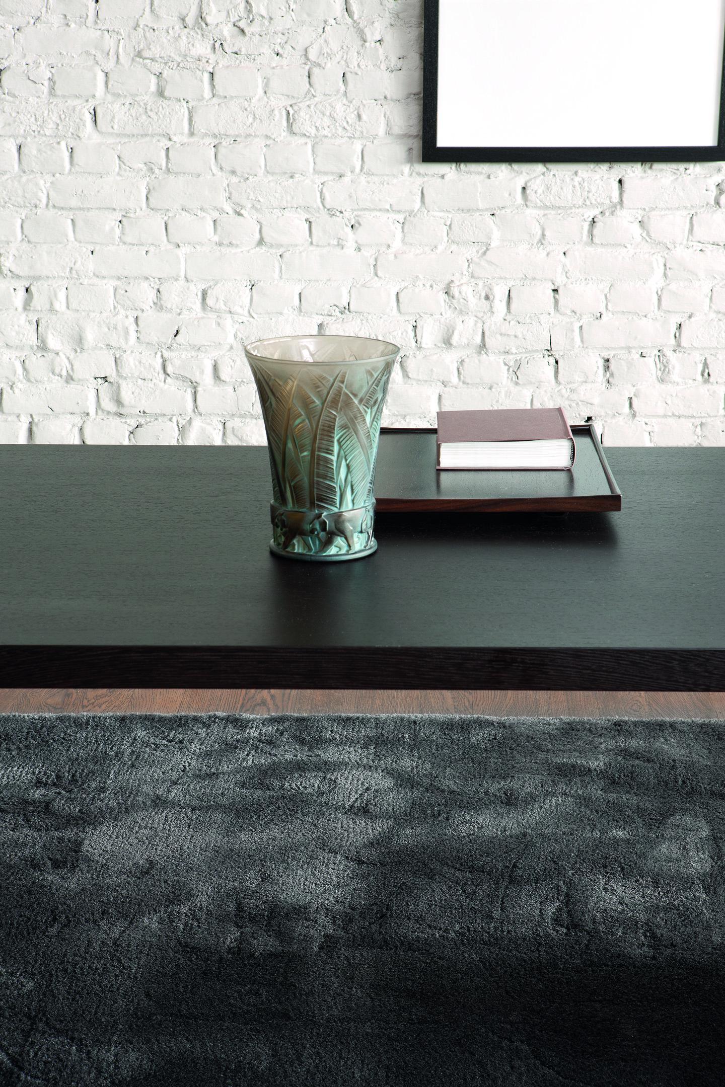 Living room rug Splendid Medium Iron, Natural fibre, in colour Iron | Homerugs - Room View