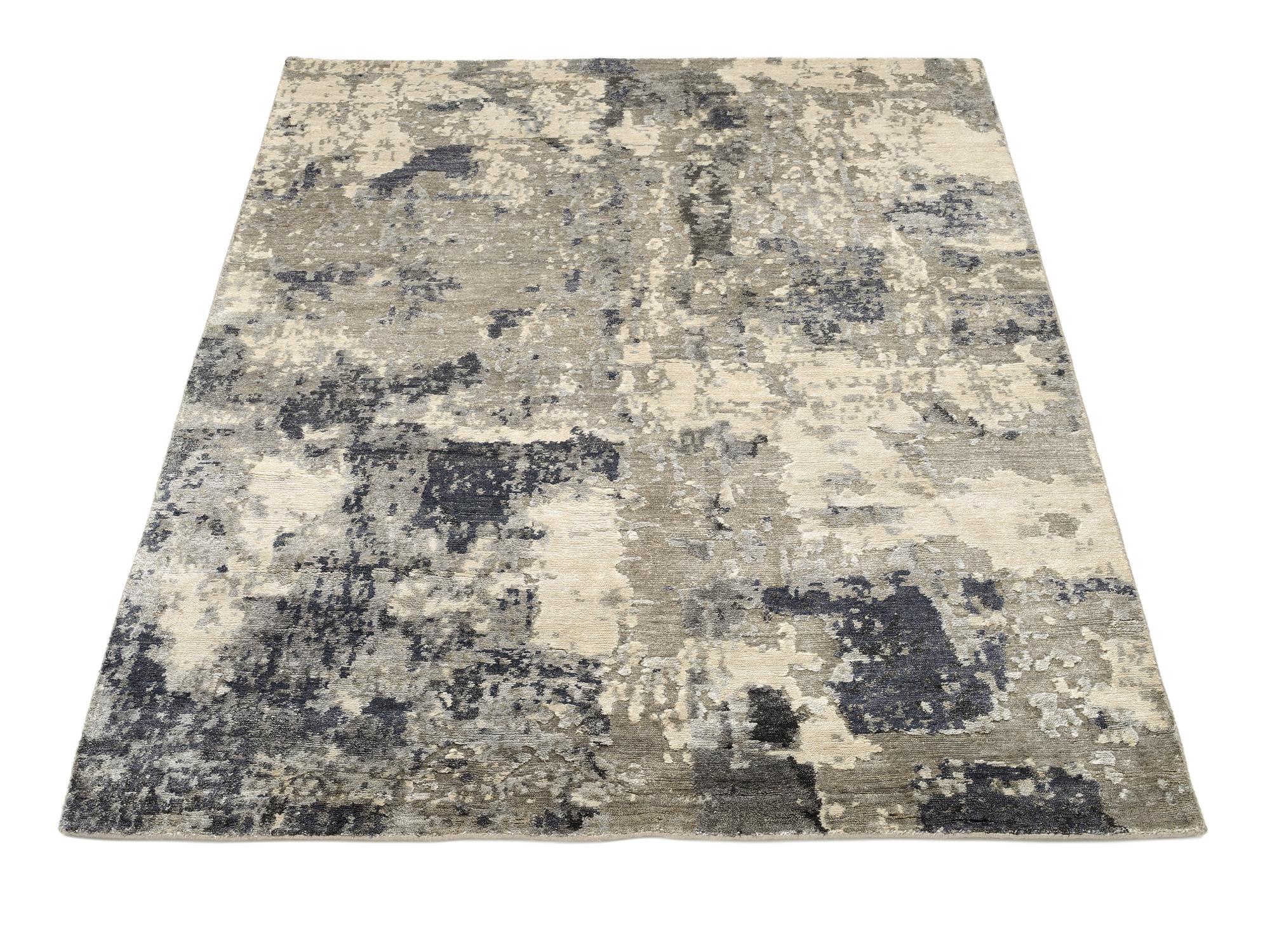 Bedroom rug Vernissage 11 Grau-Mix, Natural fibre, in colour Grey mix | Homerugs - Detail View (3)
