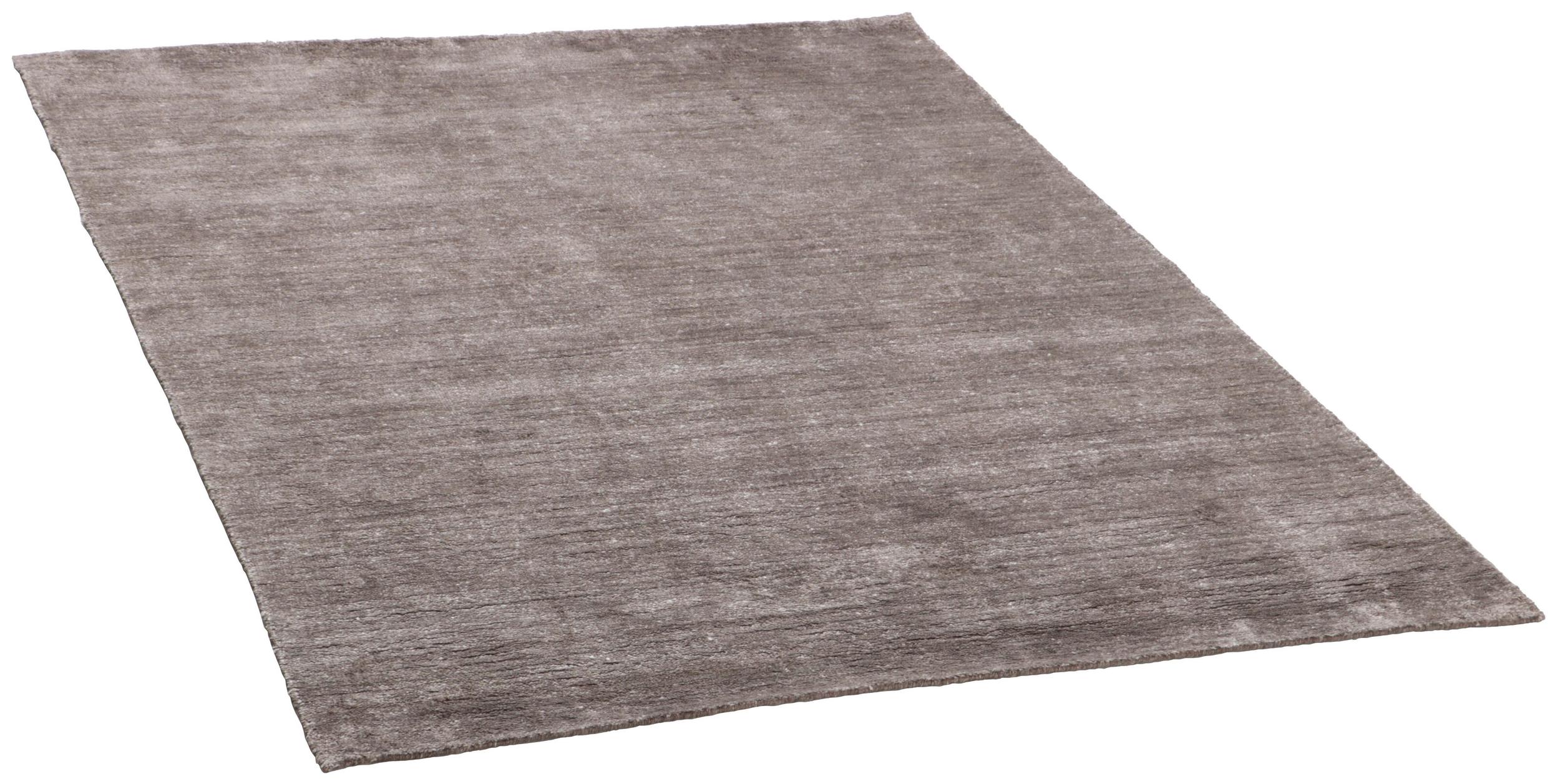 Rug Plain Dust Robusto, Dark Brown, Viskose | Homerugs - Detail View (5)