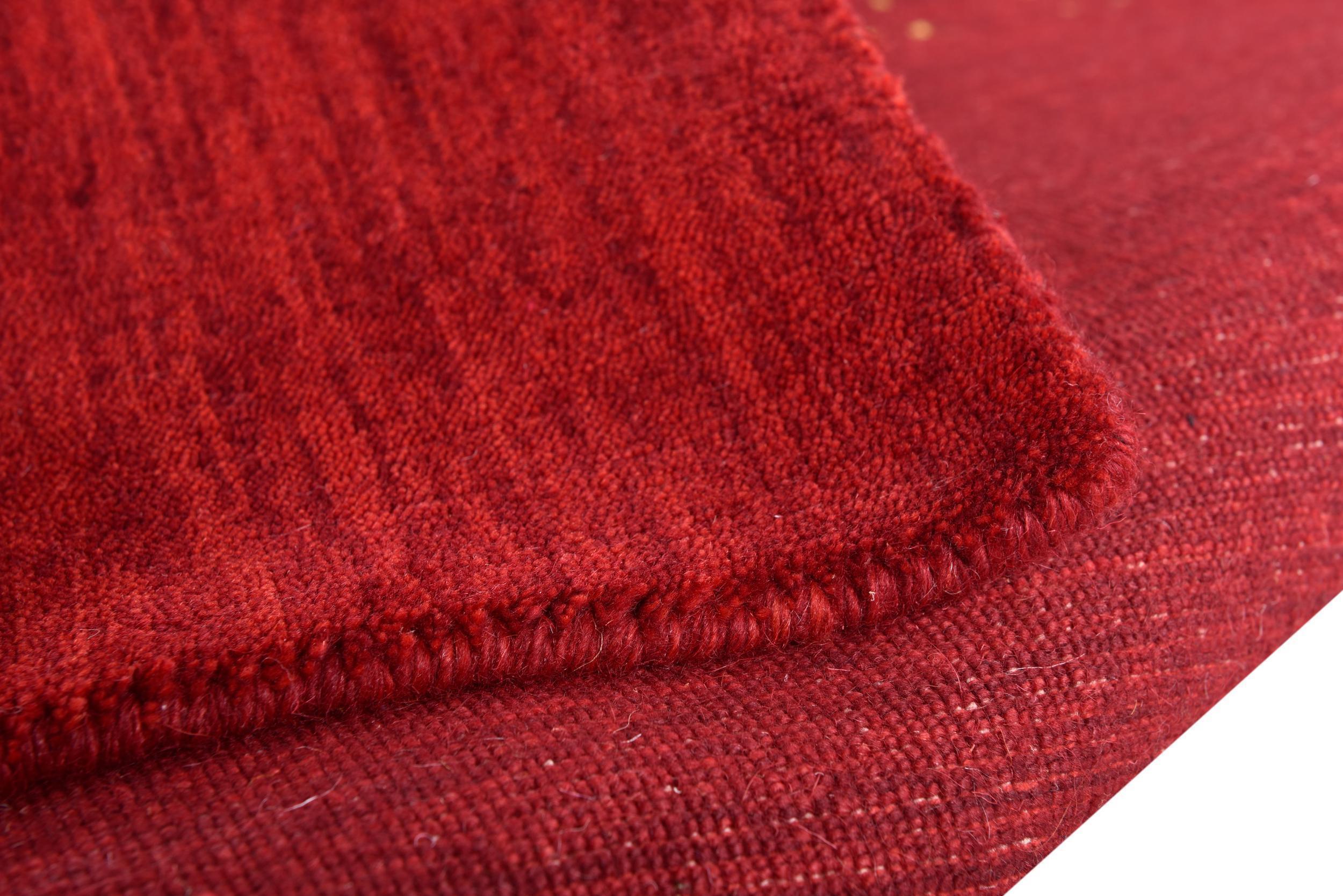 Wohnzimmer Teppich Lori Dream 3961 200 Red aus 100% Schurwolle (IWS), in der Farbe Red | Homerugs - Draufsicht