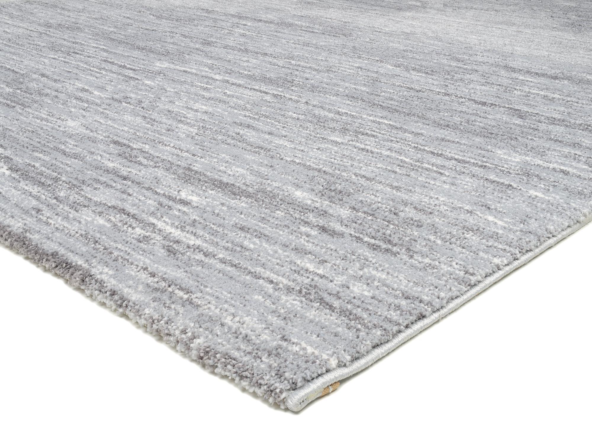 Teppich Kubis Melange aus 100% Polyester, in der Farbe Grau | Homerugs - Detailsicht (4)