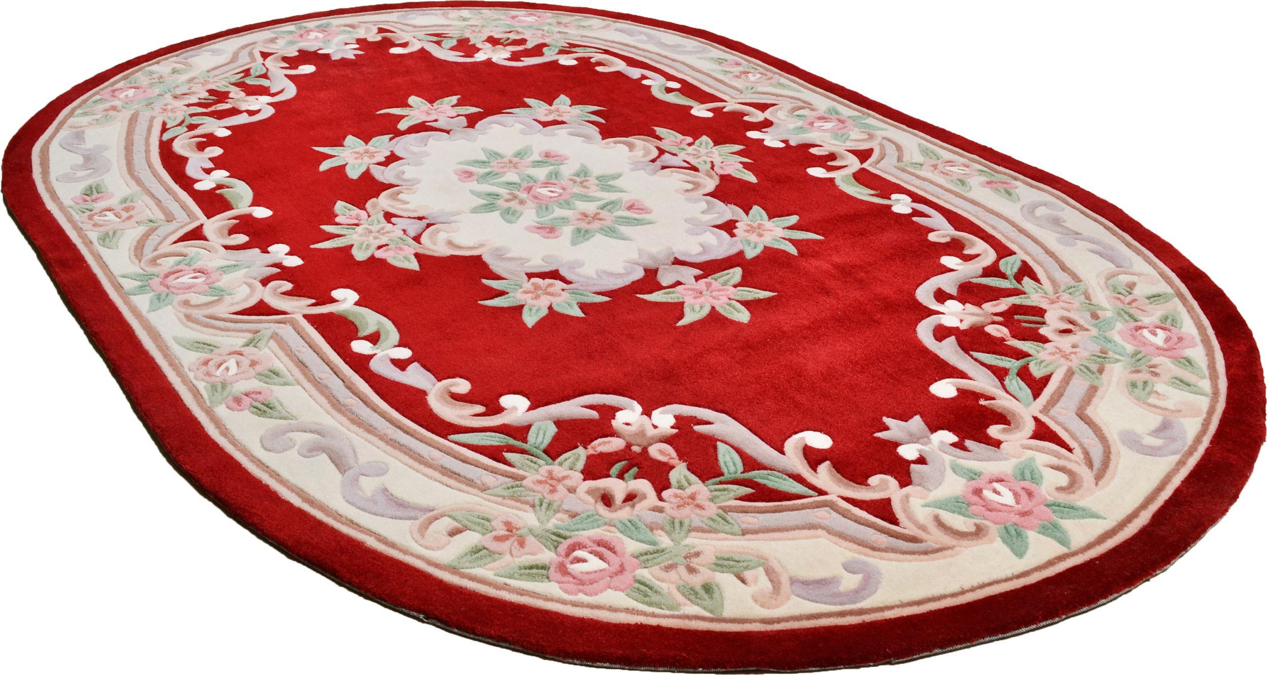 Flur / Korridor Teppich Ming 501 200 Red aus 100% Polyacryl, in der Farbe Red | Homerugs - Detailsicht (7)