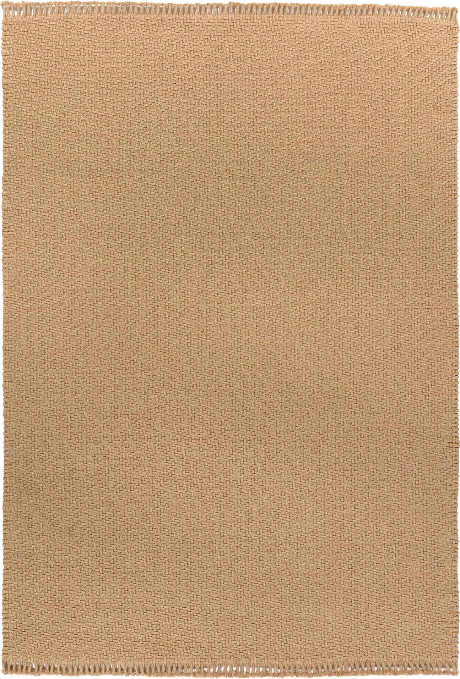 Schlafzimmer Teppich Dakar Pure Hazel aus 76% Wolle - 24% Sisal, in der Farbe Hazel | Homerugs - Draufsicht
