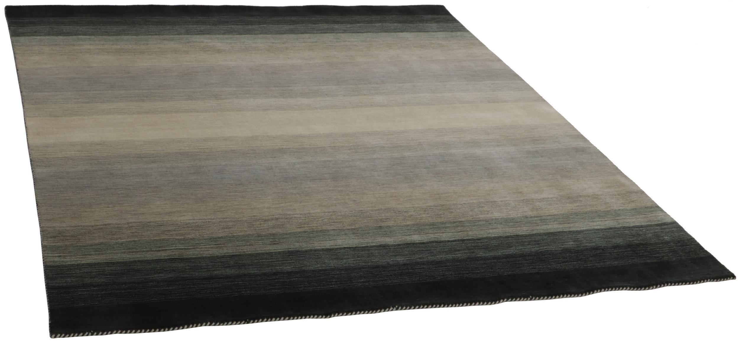 Teppich Panorama 6029, Black Grey aus Wolle | Homerugs - Detailsicht (5)