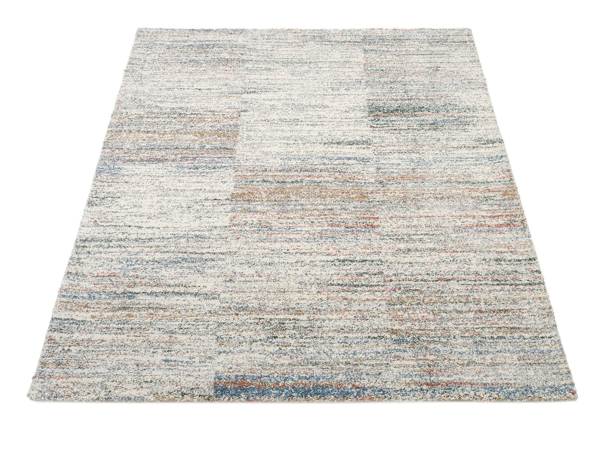 Schlafzimmer Teppich Negris 01 Creme-Multicolor aus 100% Polypropylen, in der Farbe Creme-Multicolor | Homerugs - Raumansicht