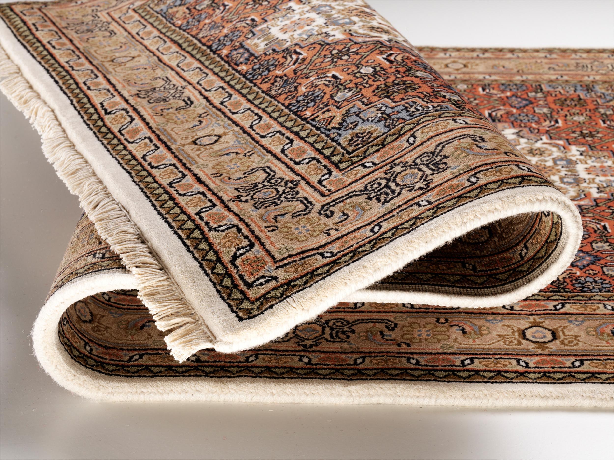 Schlafzimmer Teppich Patna Bidjar Creme-Beige aus 100% Schurwolle, in der Farbe Creme-Beige | Homerugs - Detailsicht (4)