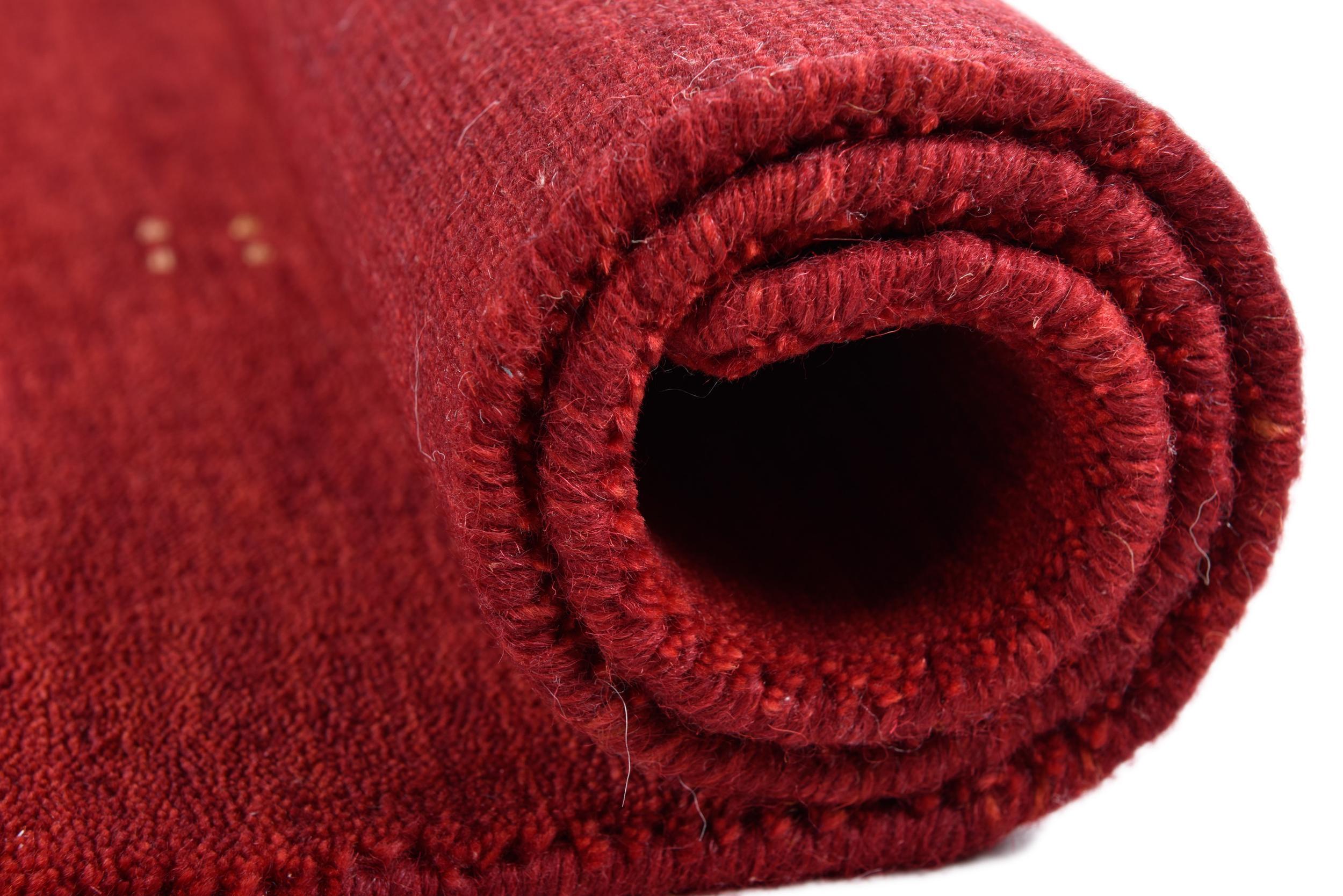 Wohnzimmer Teppich Lori Dream 3961 200 Red aus 100% Schurwolle (IWS), in der Farbe Red | Homerugs - Raumansicht