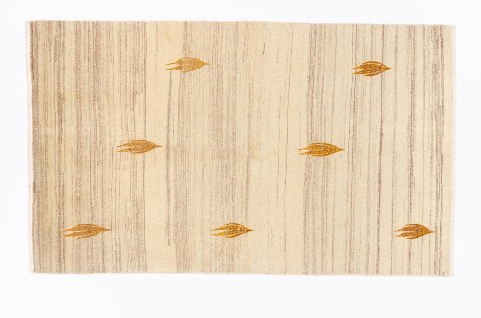 Teppich Gabbeh Teppich - Beige aus 100% Wolle, in der Farbe Beige | Homerugs - Raumansicht
