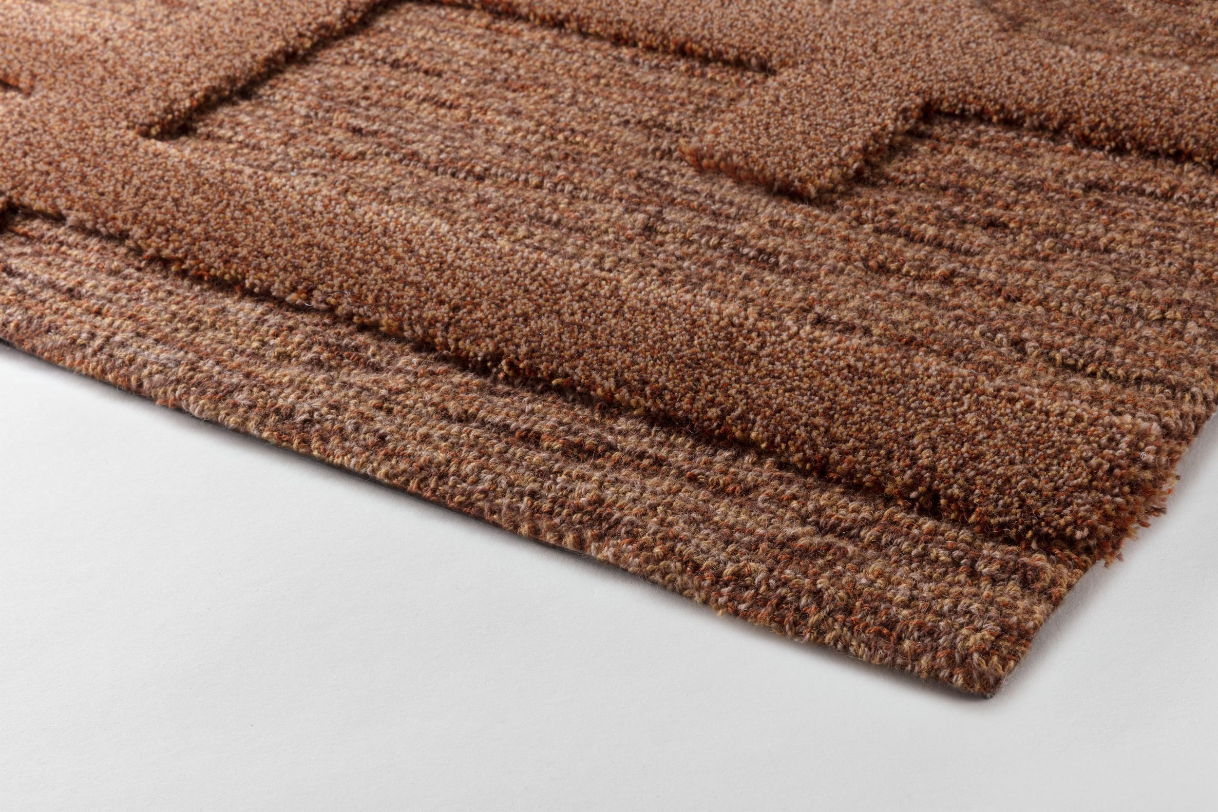 Bedroom rug Zumba Grado Umber Chutney, Natural fibre, in colour Umber Chutney | Homerugs - Detail View (3)