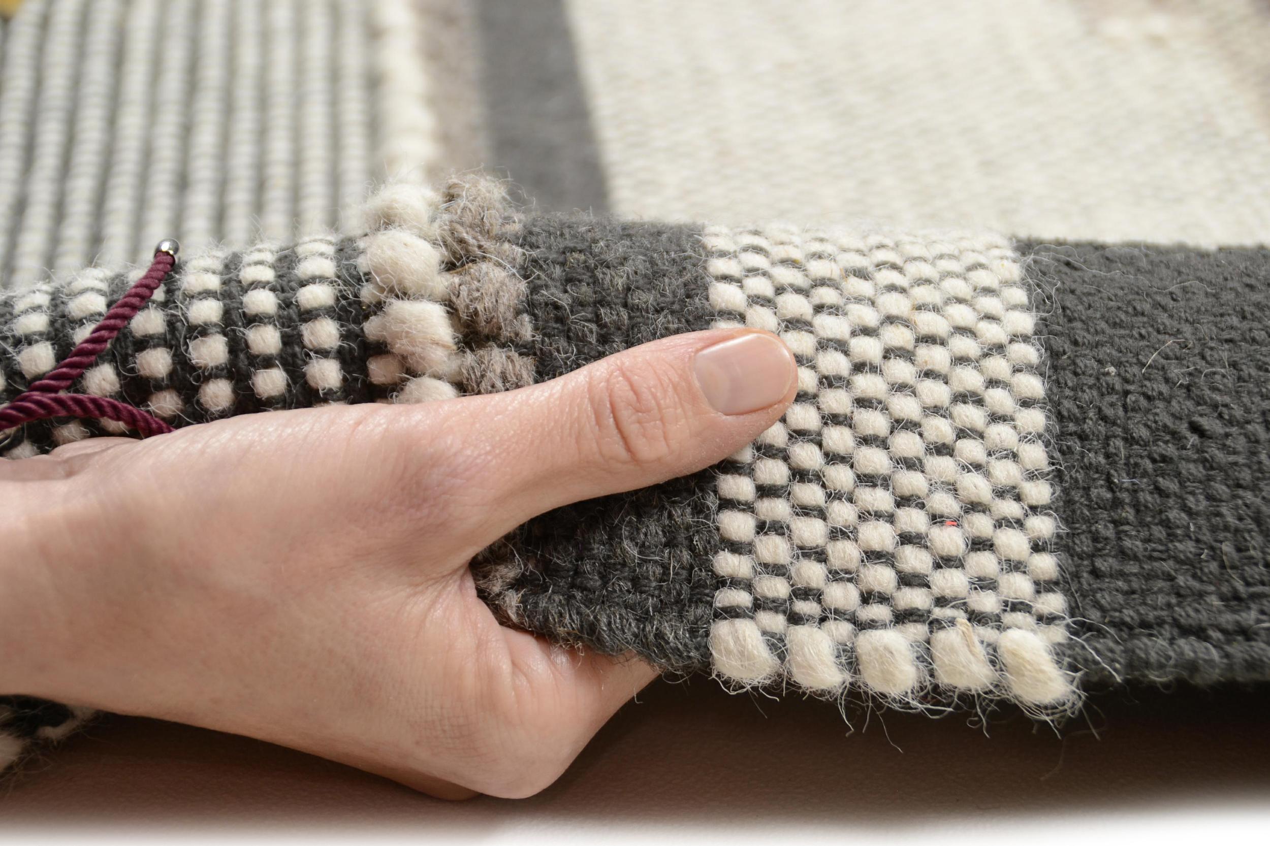 Wohnzimmer Teppich Nomadic-Design Ro-13-3912 800 Multicolor aus 70% Schurwolle / 30% Baumwolle, in der Farbe Multicolor | Homerugs - Raumansicht