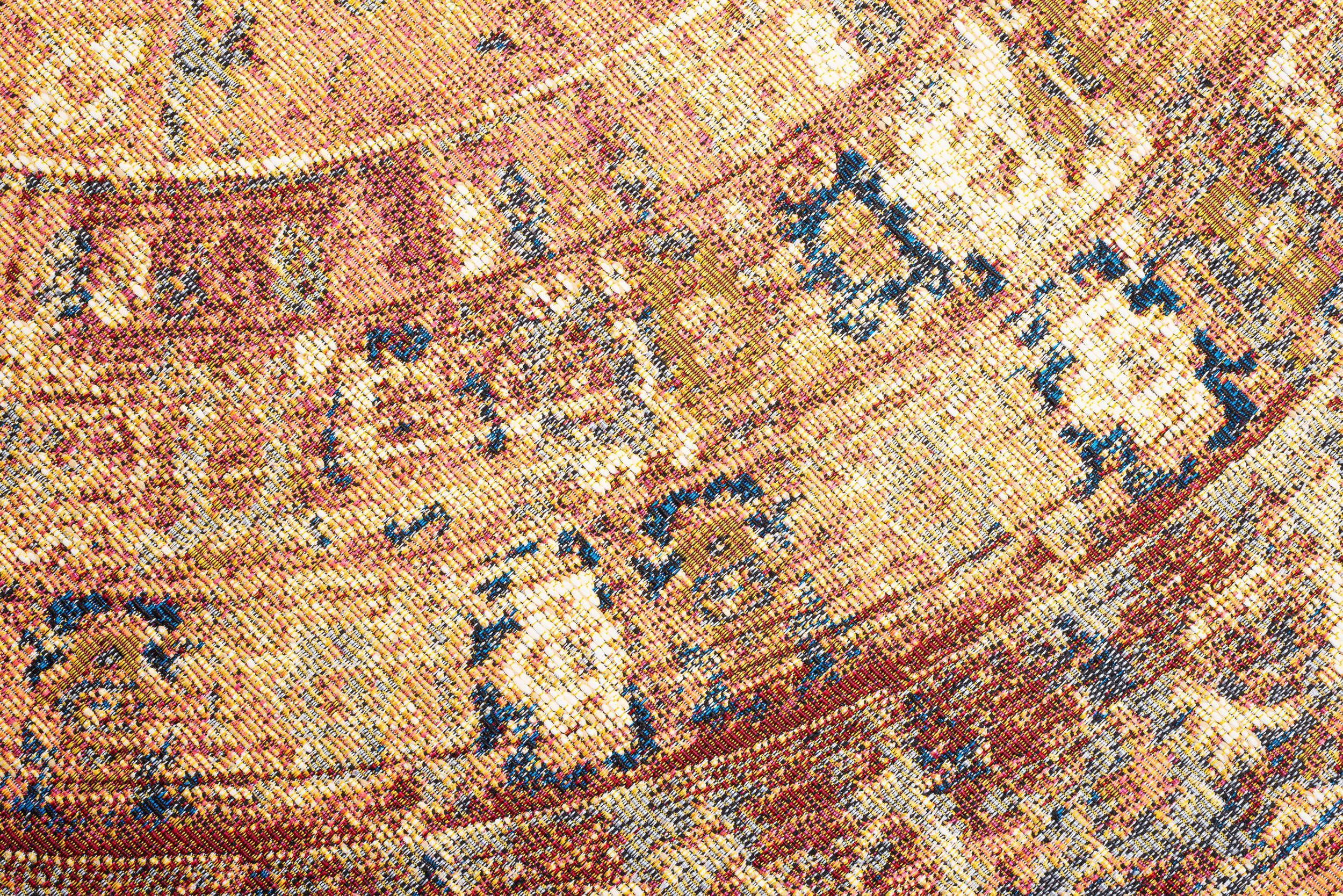 Outdoor Teppich Funky Outdoor Orient Two 440 Rust aus 76% Polypropylen, 24% Polyester, in der Farbe Rust | Homerugs - Detailsicht (3)