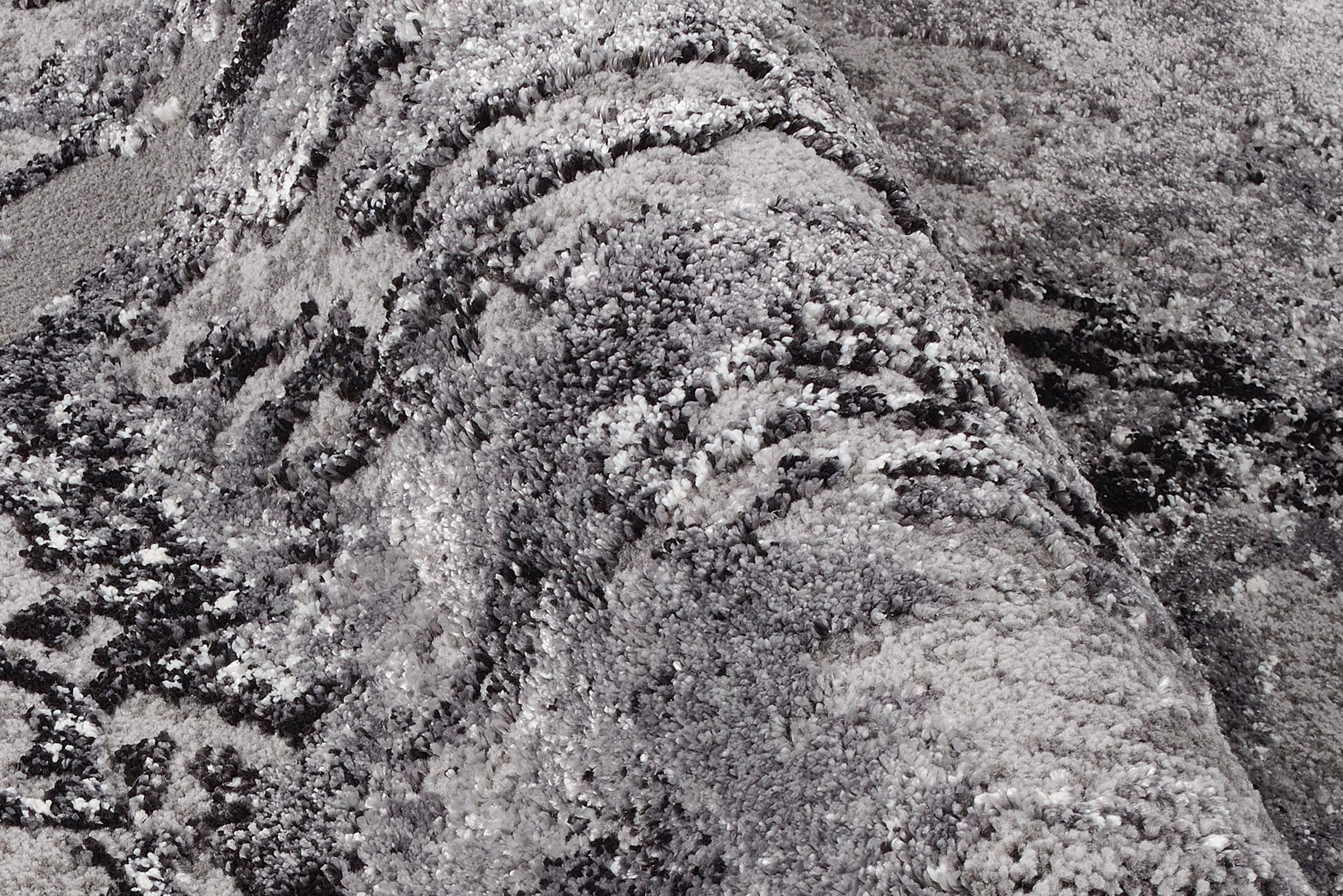 Wohnzimmer Teppich Expression Grau-Mix aus 75% Polypropylen, 25% Polyester, in der Farbe Grau-Mix | Homerugs - Detailsicht (6)