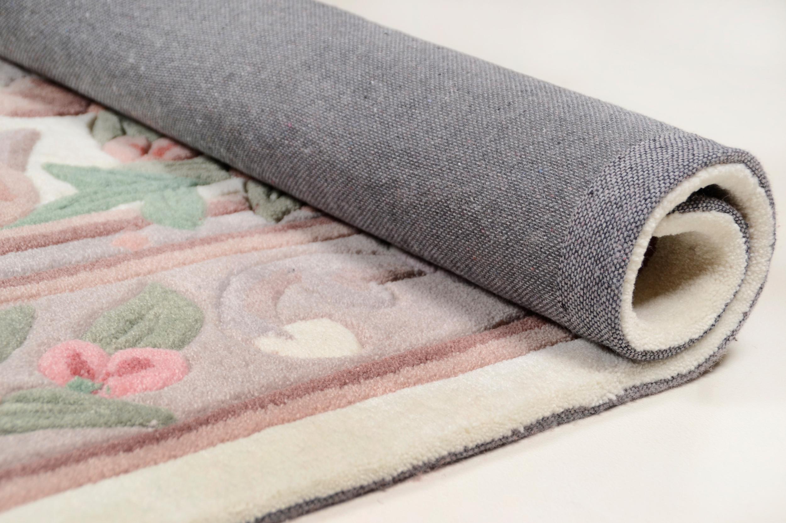 Schlafzimmer Teppich Ming 501 550 Beige aus 100% Polyamid, in der Farbe Beige | Homerugs - Detailsicht (7)