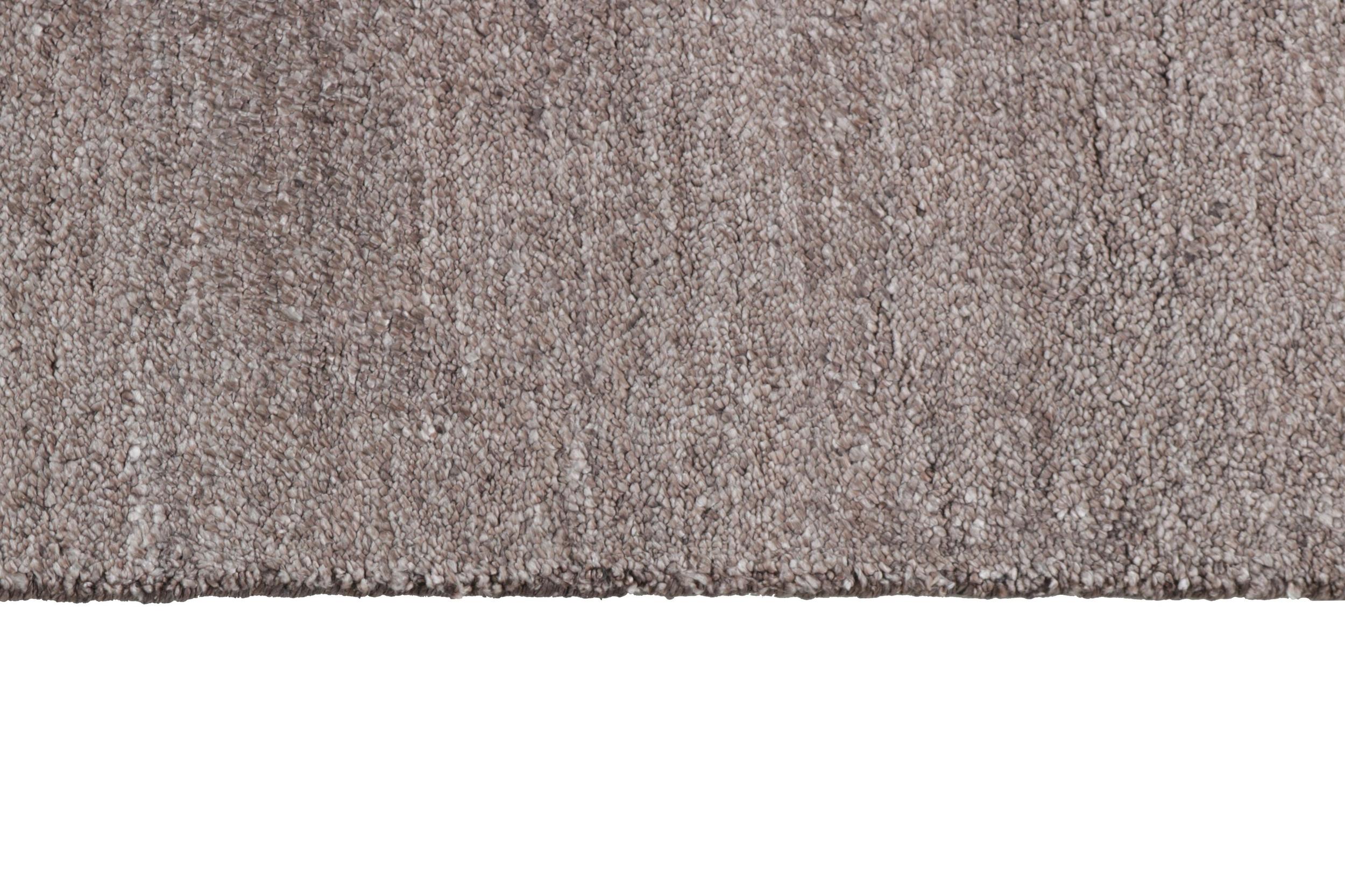 Rug Plain Dust Robusto, Dark Brown, Viskose | Homerugs - Detail View (4)