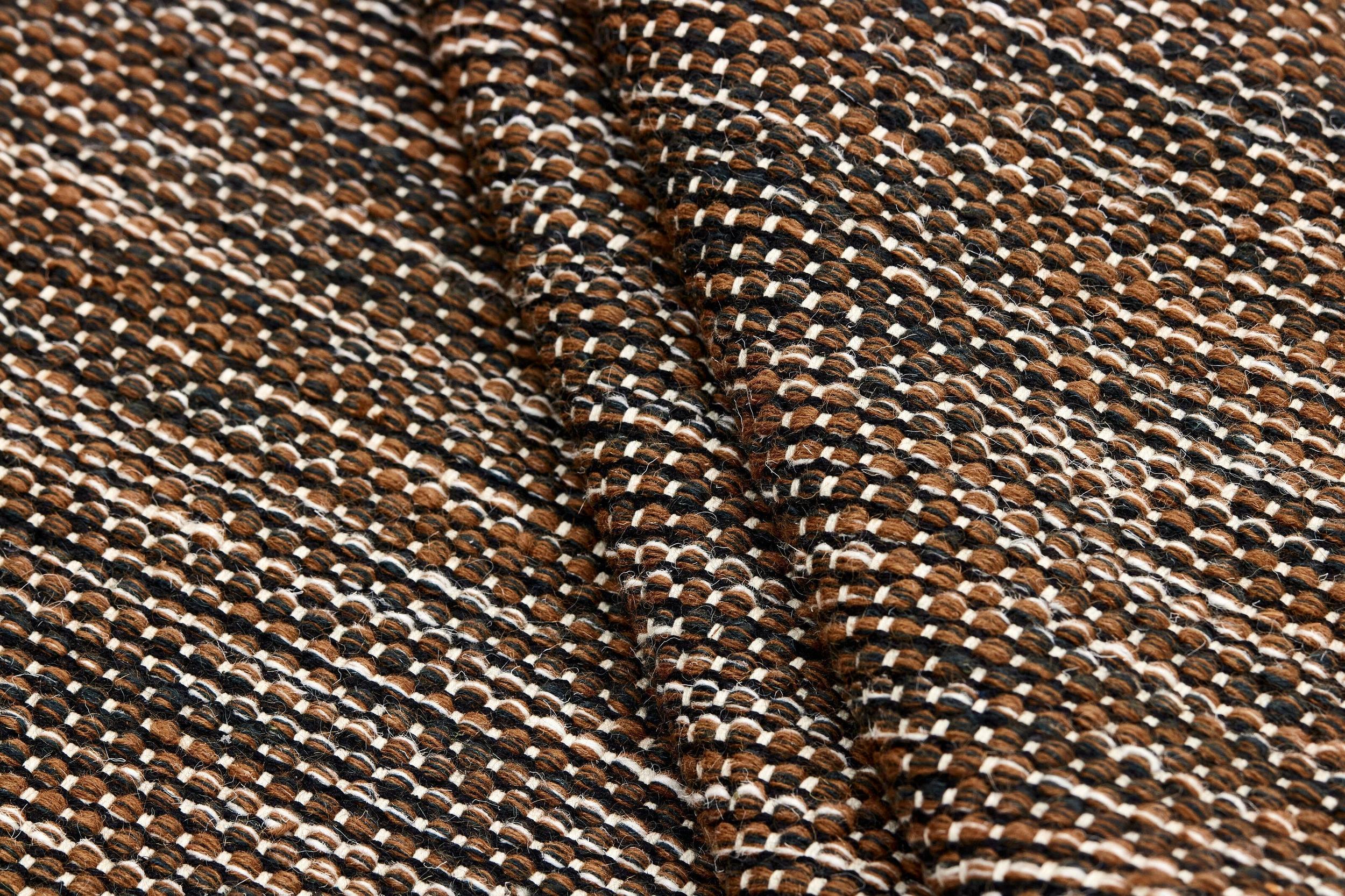 Teppich Atlas WD-170191, Brown White aus Wolle, in der Farbe Black | Homerugs - Detailsicht (6)