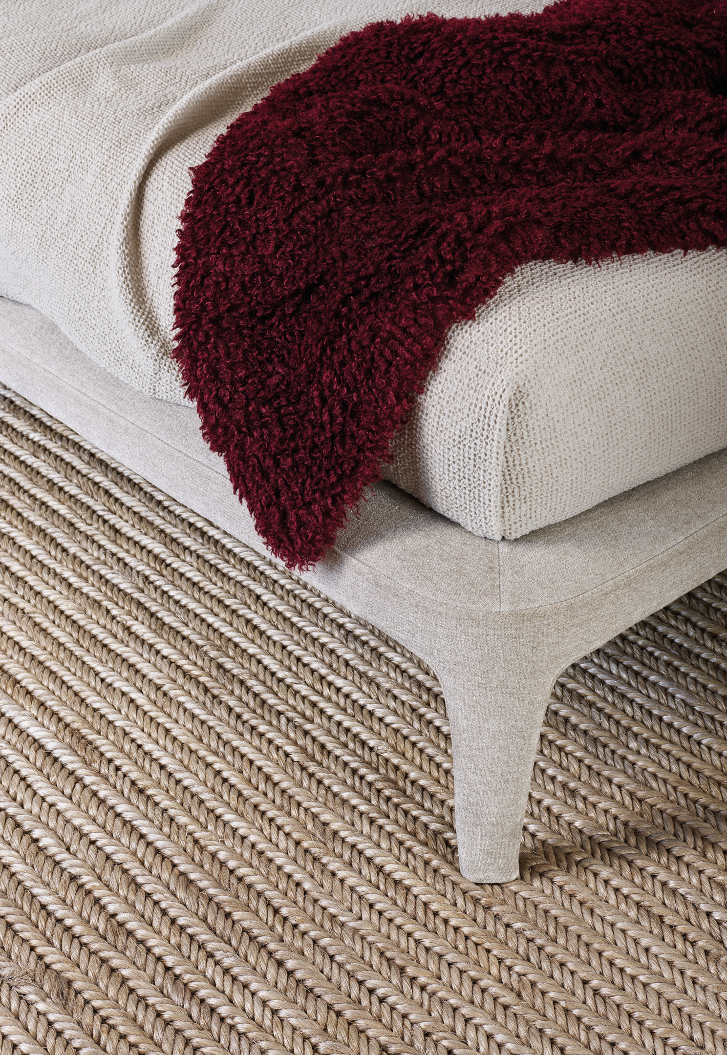Limited Edition Sisalteppich Abaca Tapioca | Homerugs - Dein TEPPICH-Onlineshop | Mood view