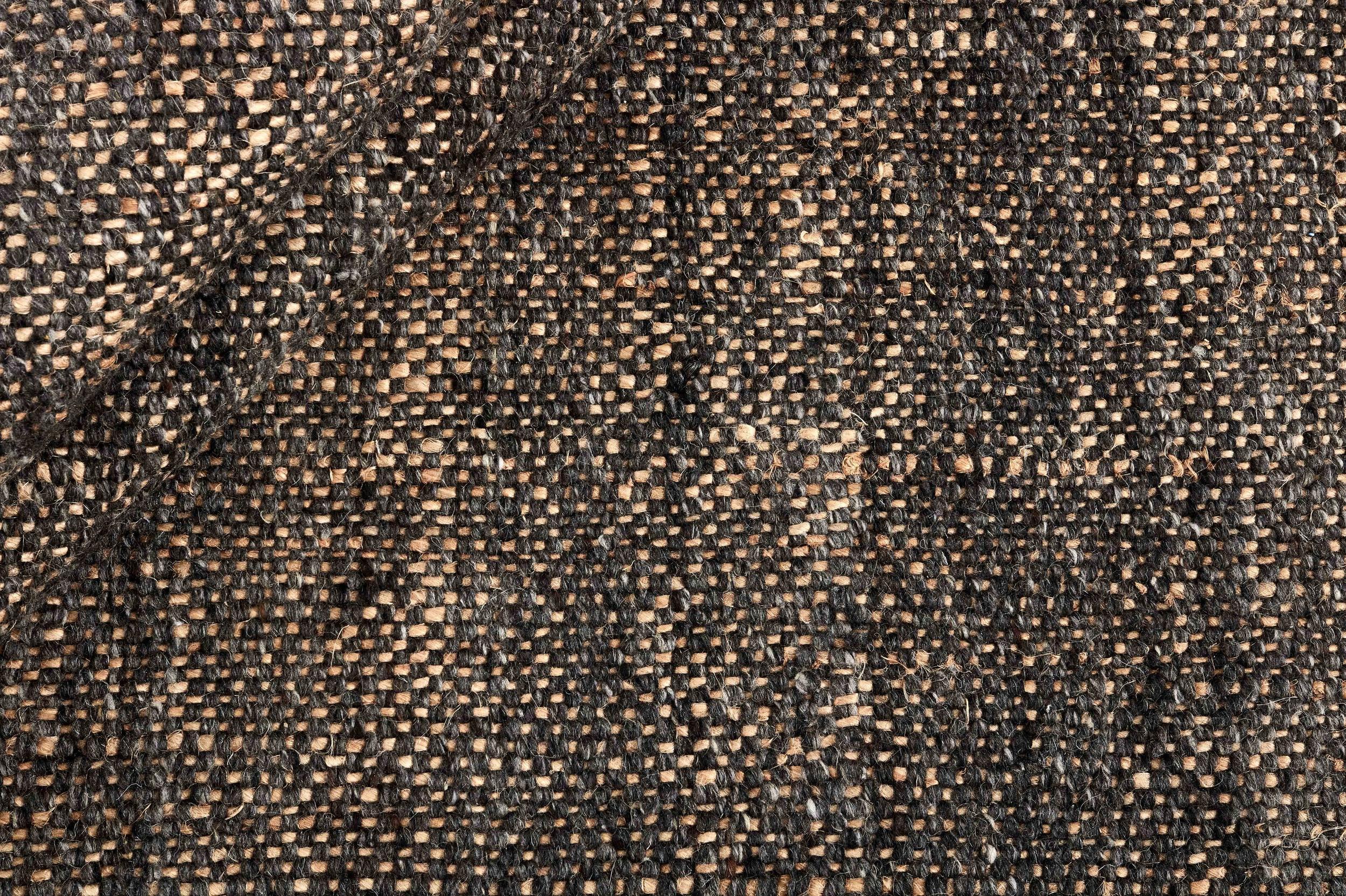 Teppich Nordic Nature 200024WD, Black aus Wolle, in der Farbe Black | Homerugs - Detailsicht (3)