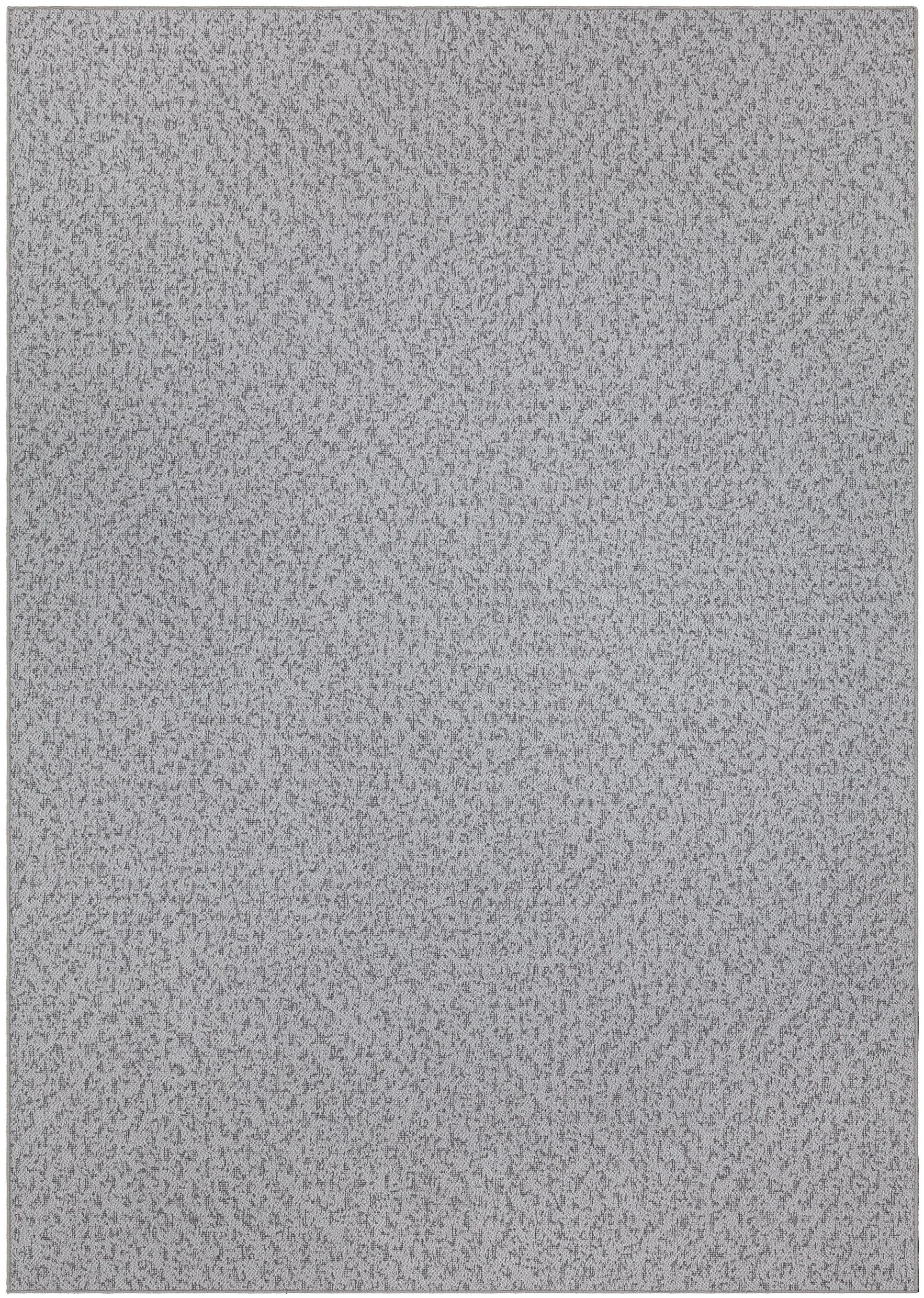 Outdoor Teppich Arezzo Grau aus 50% Decloan, 50% Polyester, in der Farbe Grau | Homerugs - Draufsicht