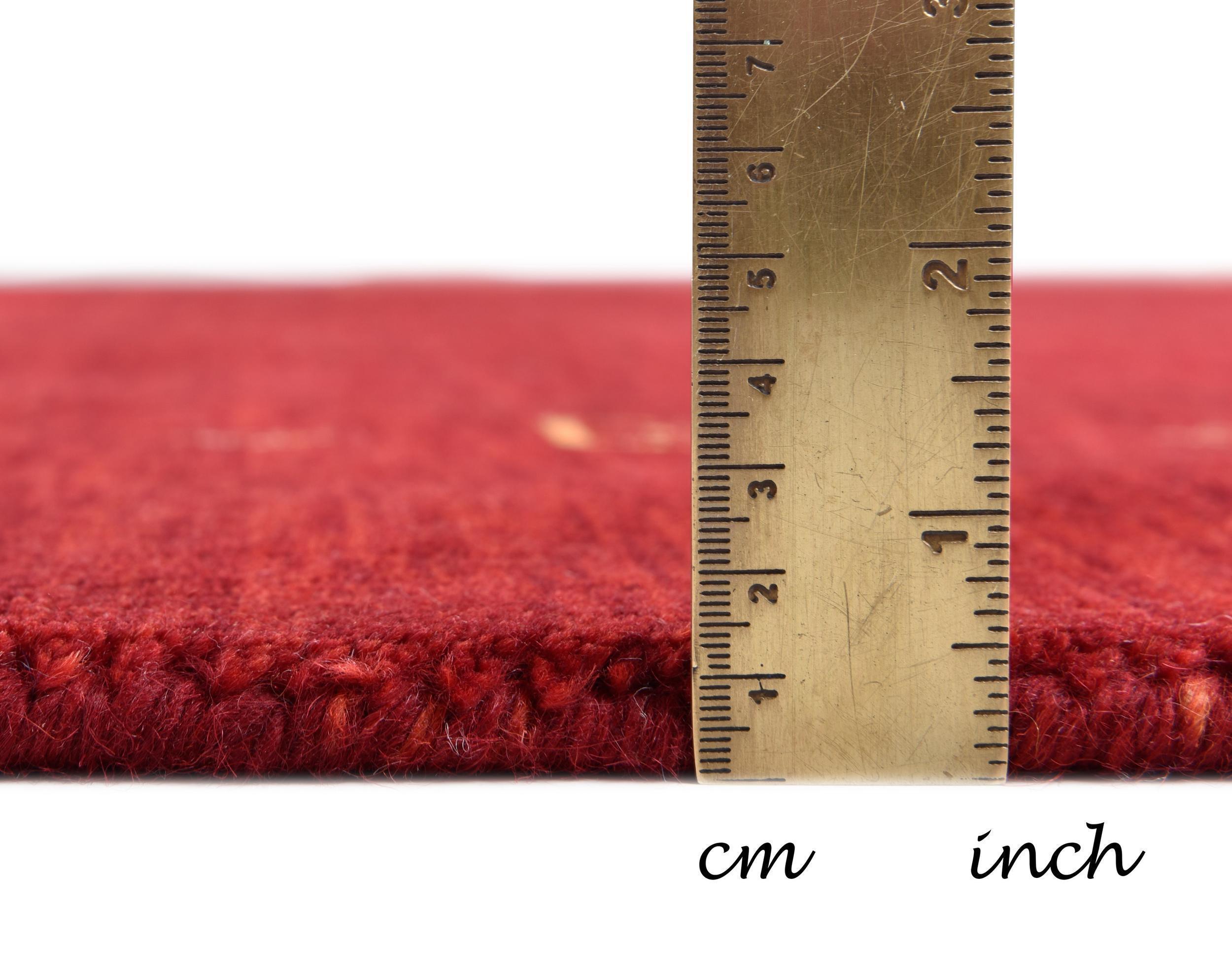 Wohnzimmer Teppich Lori Dream 3961 200 Red aus 100% Schurwolle (IWS), in der Farbe Red | Homerugs - Detailsicht (7)